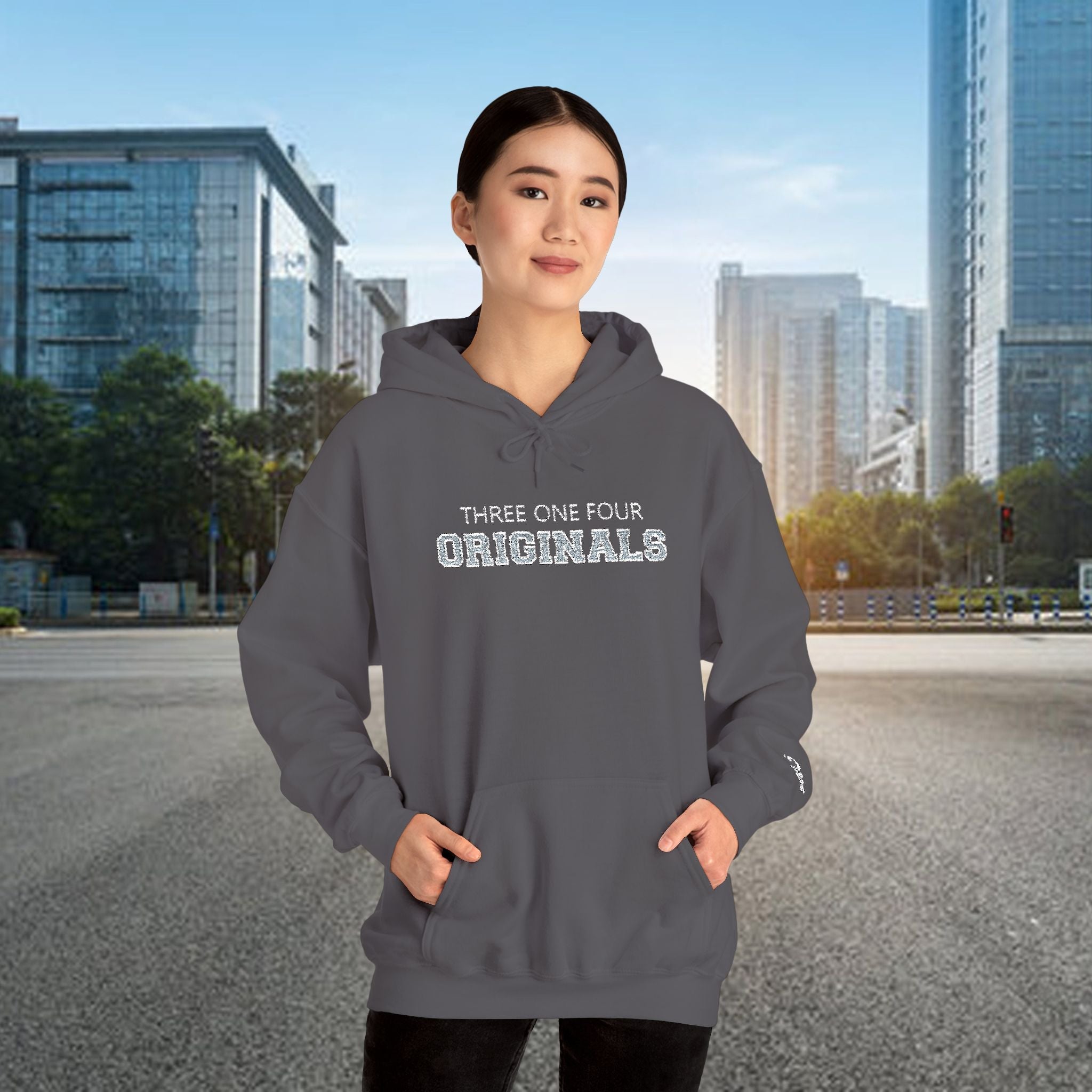 Three One Four Hoodie — Vintage Text - 314 Originals
