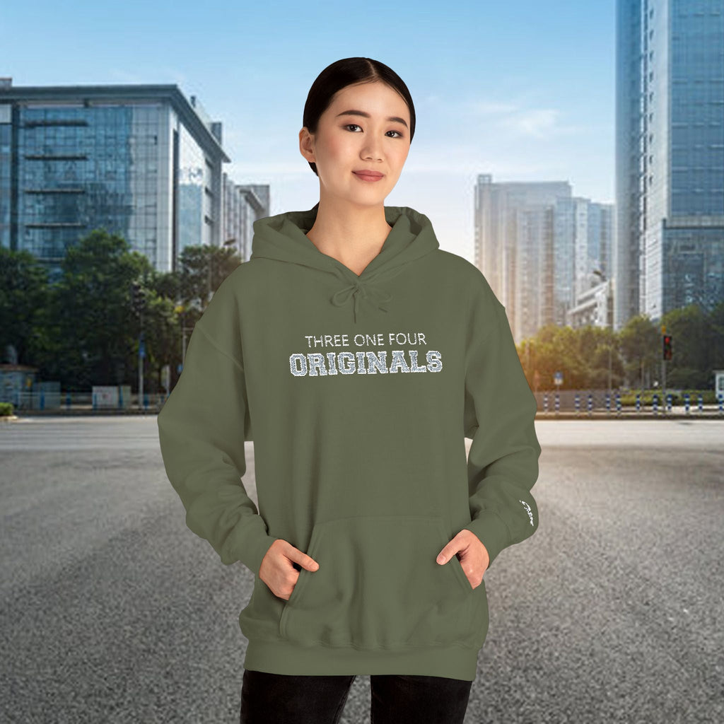 Three One Four Hoodie — Vintage Text - 314 Originals