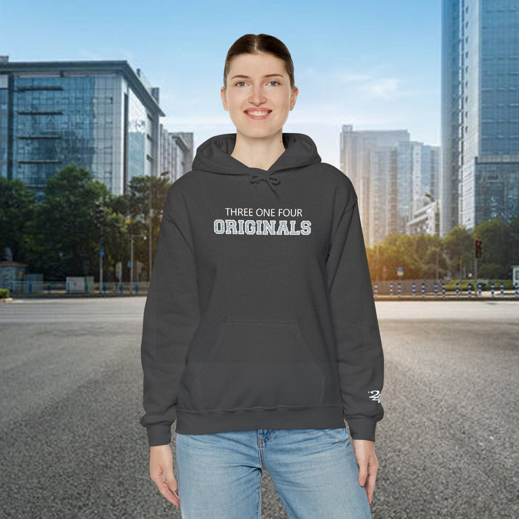 Three One Four Hoodie — Vintage Text - 314 Originals