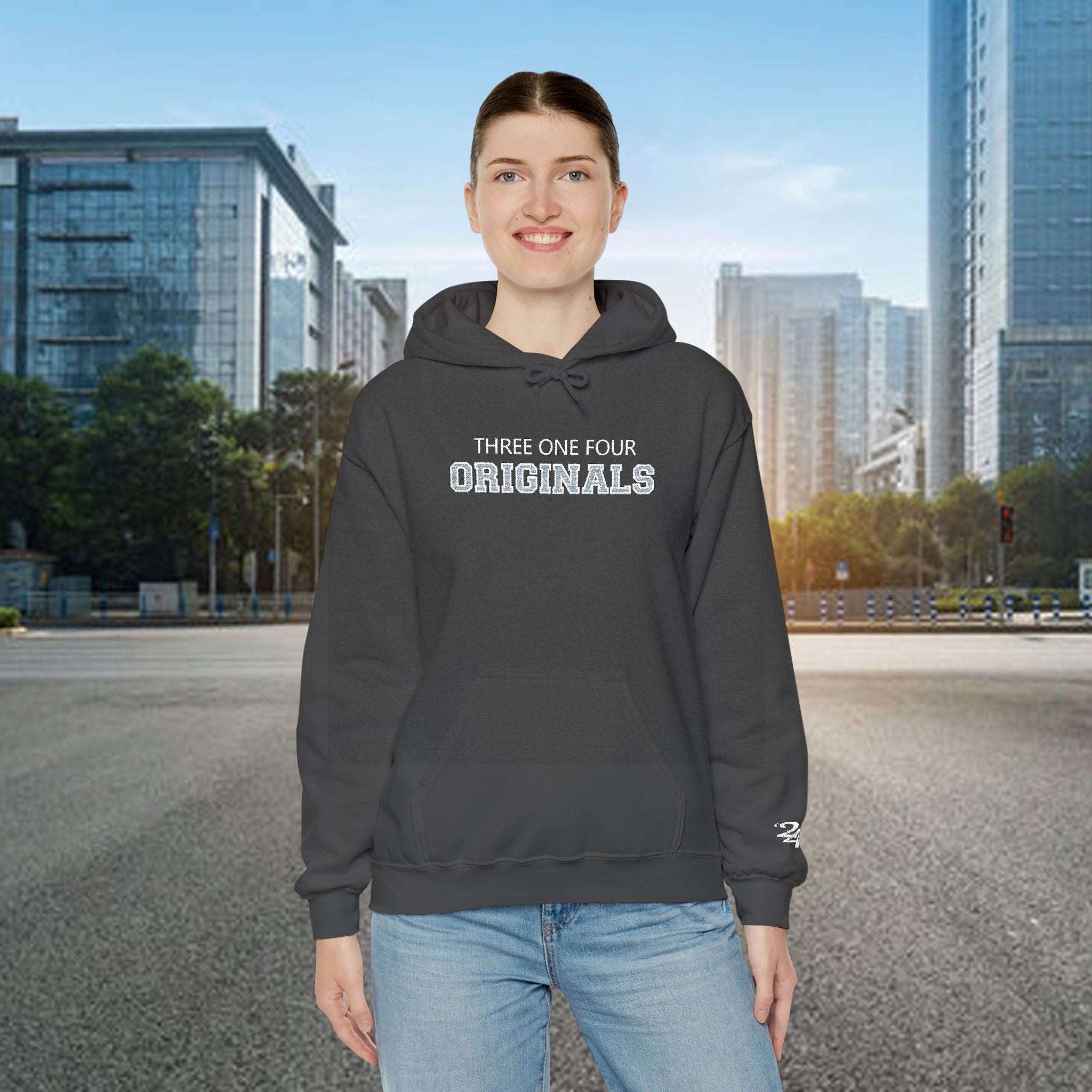Three One Four Hoodie — Vintage Text - 314 Originals