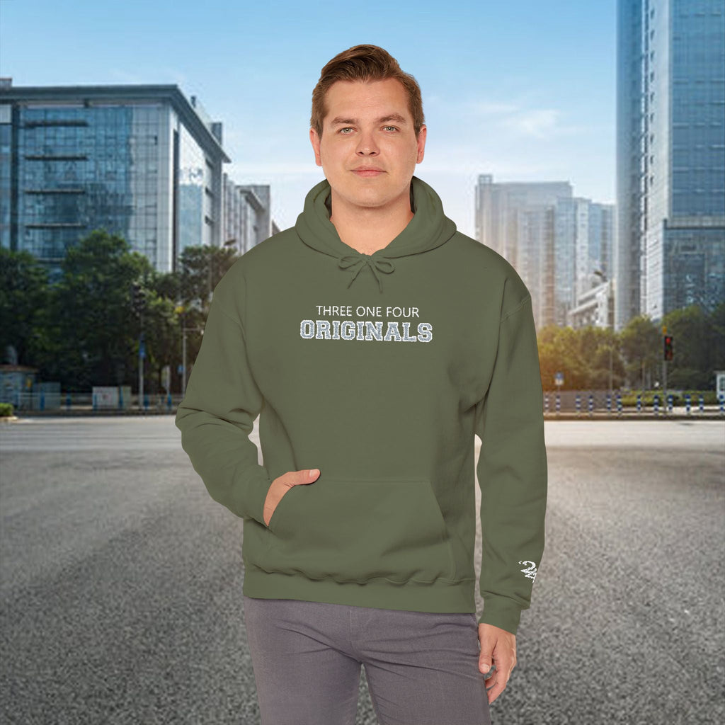 Three One Four Hoodie — Vintage Text - 314 Originals