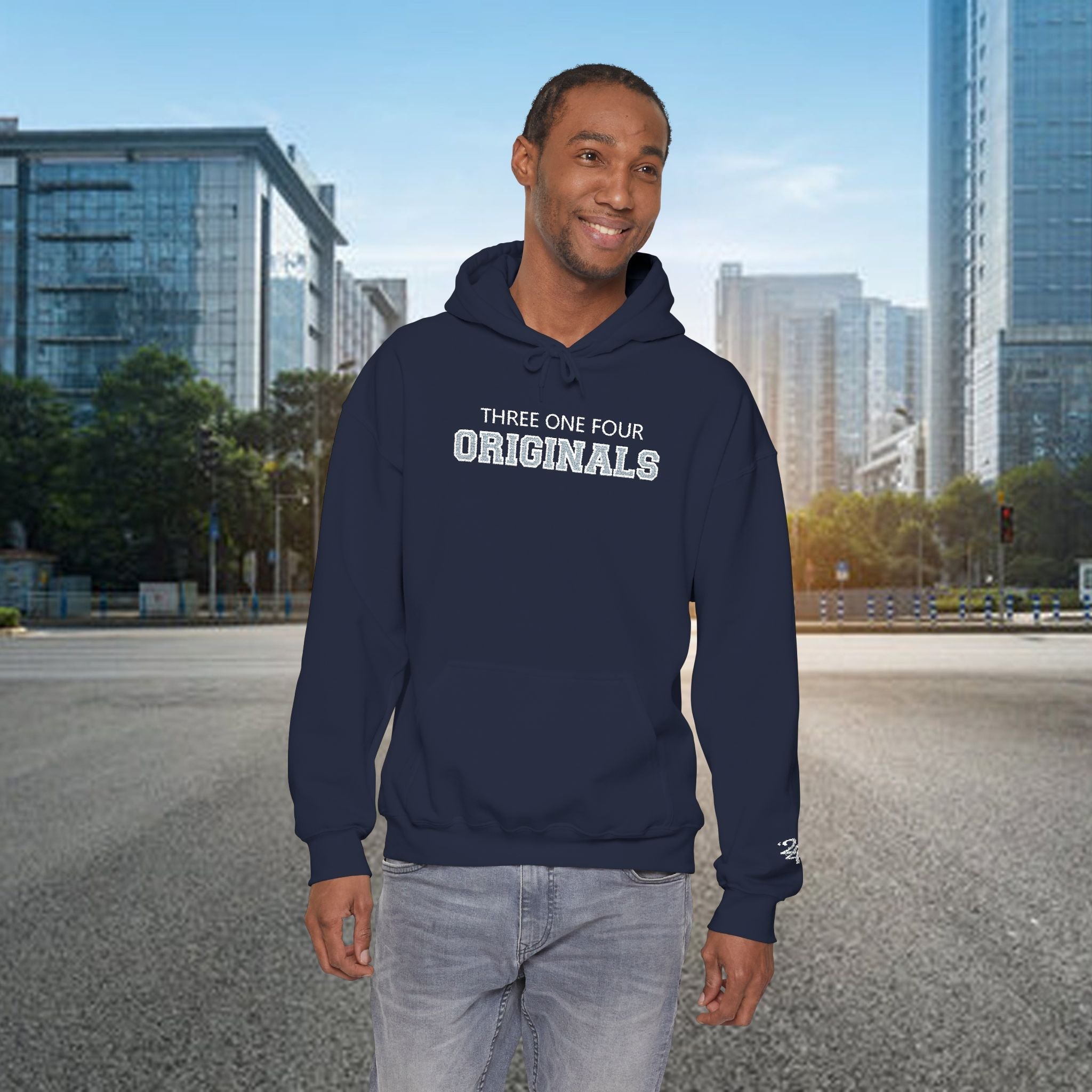 Three One Four Hoodie — Vintage Text - 314 Originals