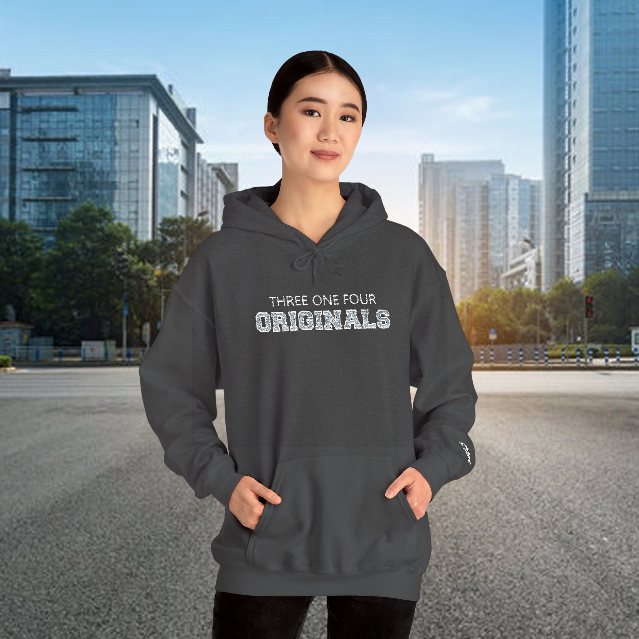 Three One Four Hoodie — Vintage Text - 314 Originals