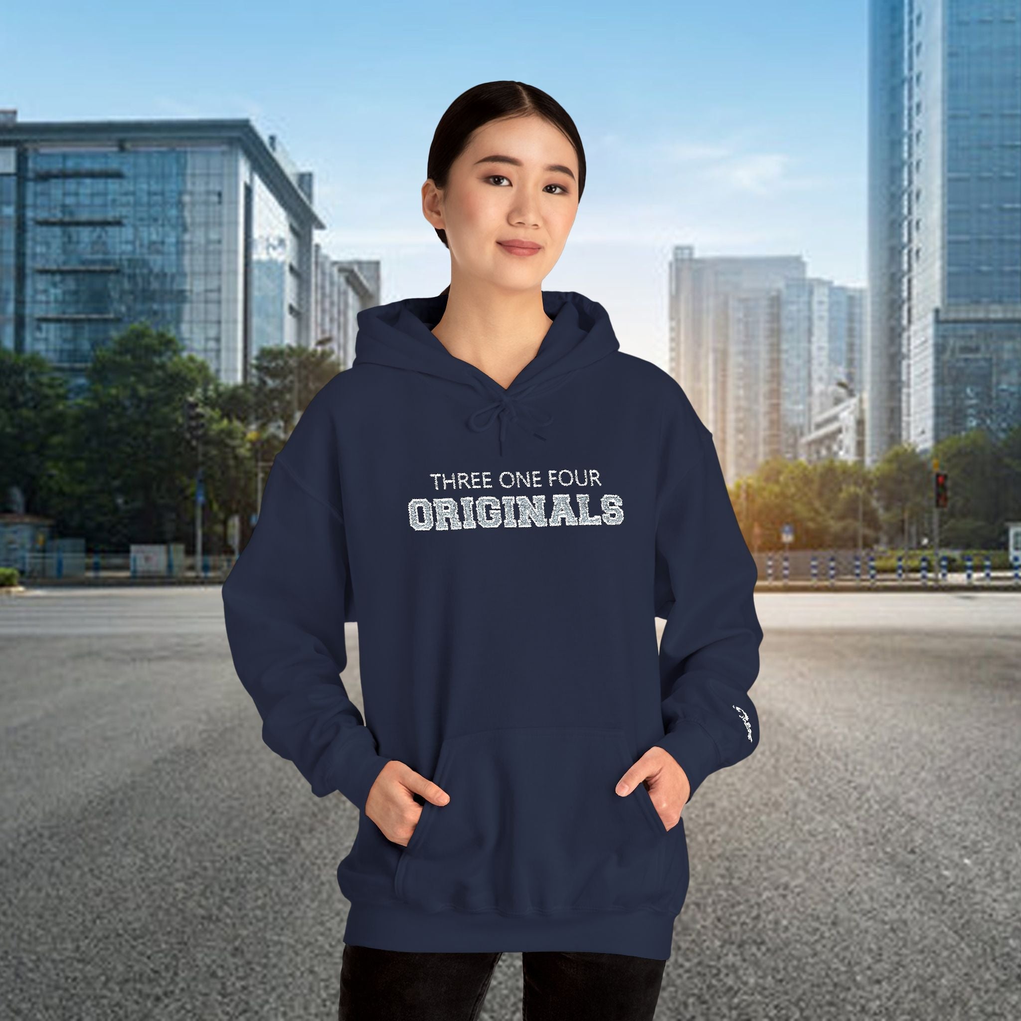 Three One Four Hoodie — Vintage Text - 314 Originals