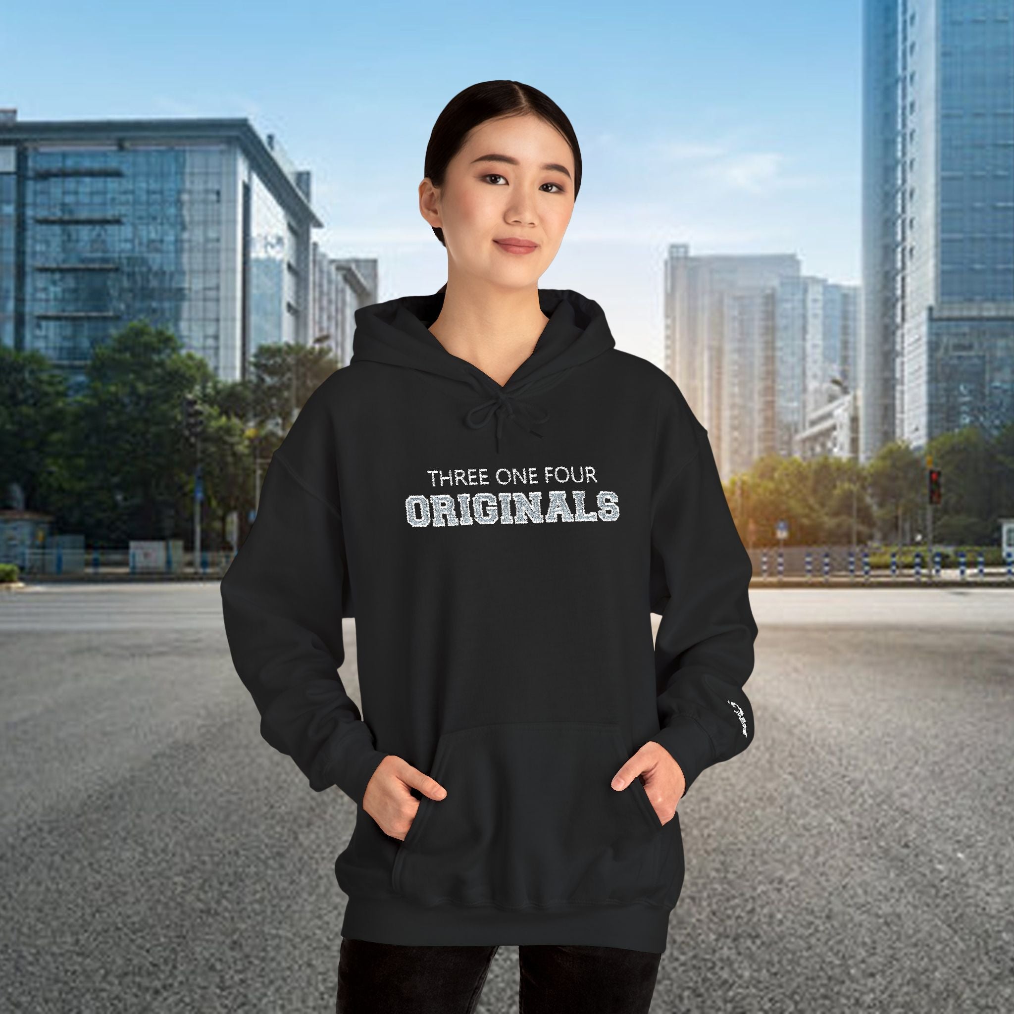 Three One Four Hoodie — Vintage Text - 314 Originals