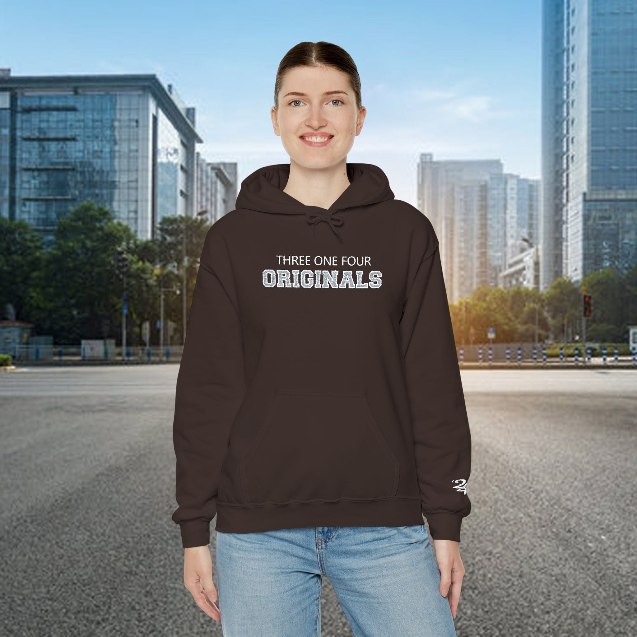 Three One Four Hoodie — Vintage Text - 314 Originals