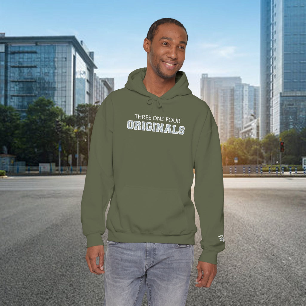 Three One Four Hoodie — Vintage Text - 314 Originals