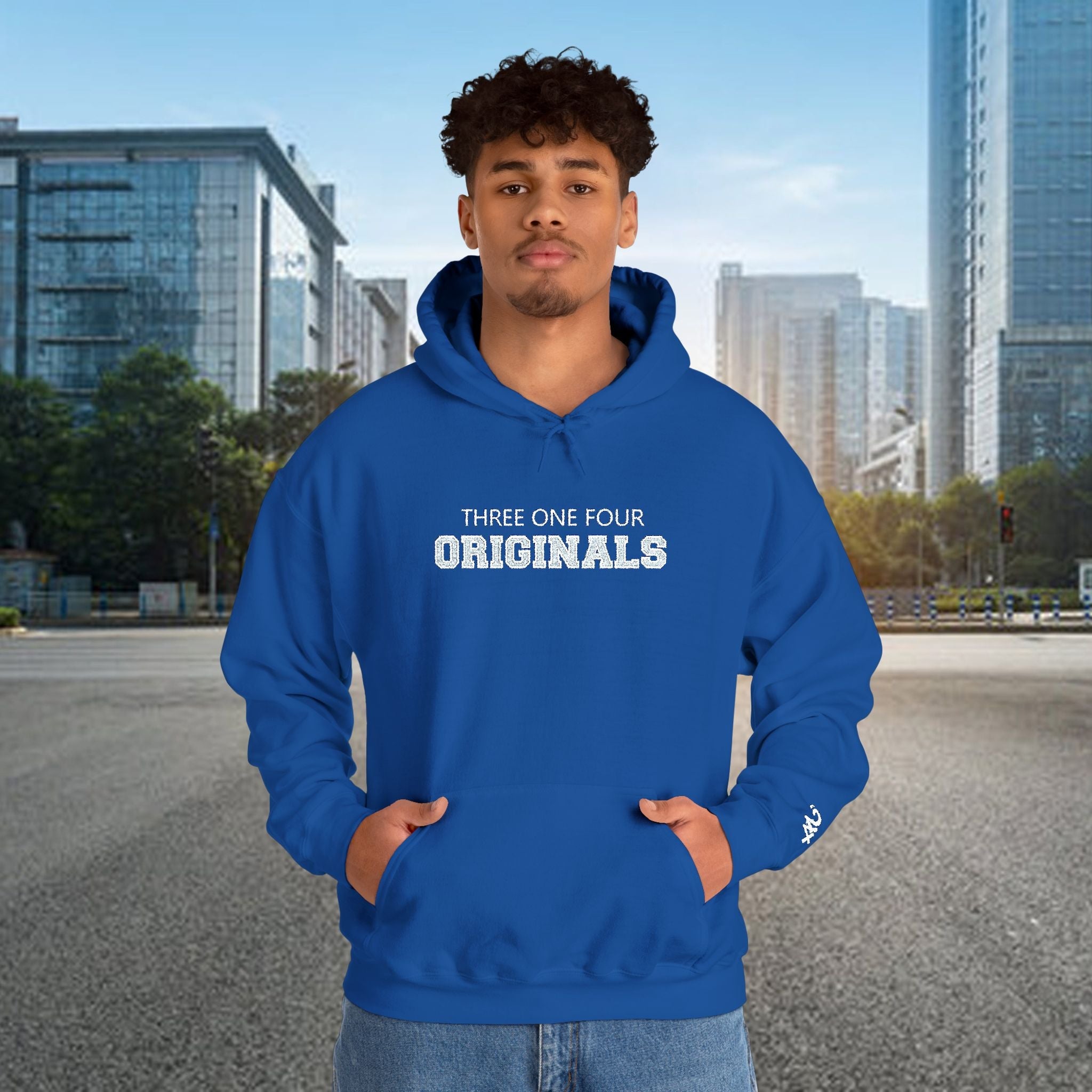 Three One Four Hoodie — Vintage Text - 314 Originals