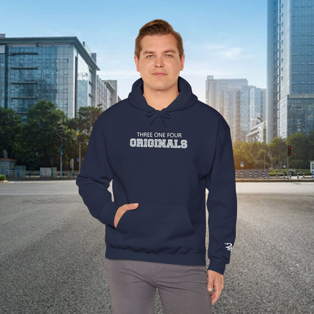 Three One Four Hoodie — Vintage Text - 314 Originals