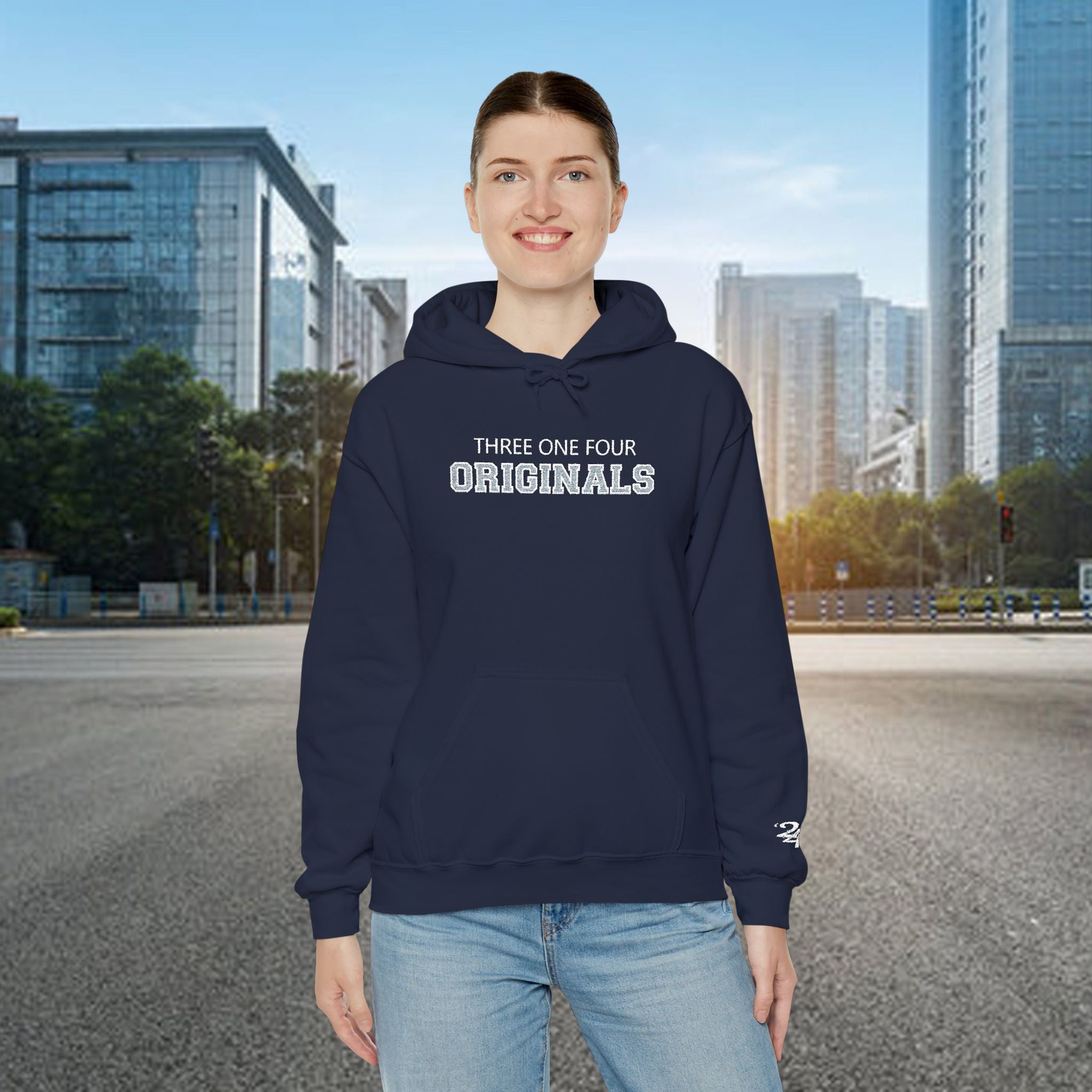 Three One Four Hoodie — Vintage Text - 314 Originals