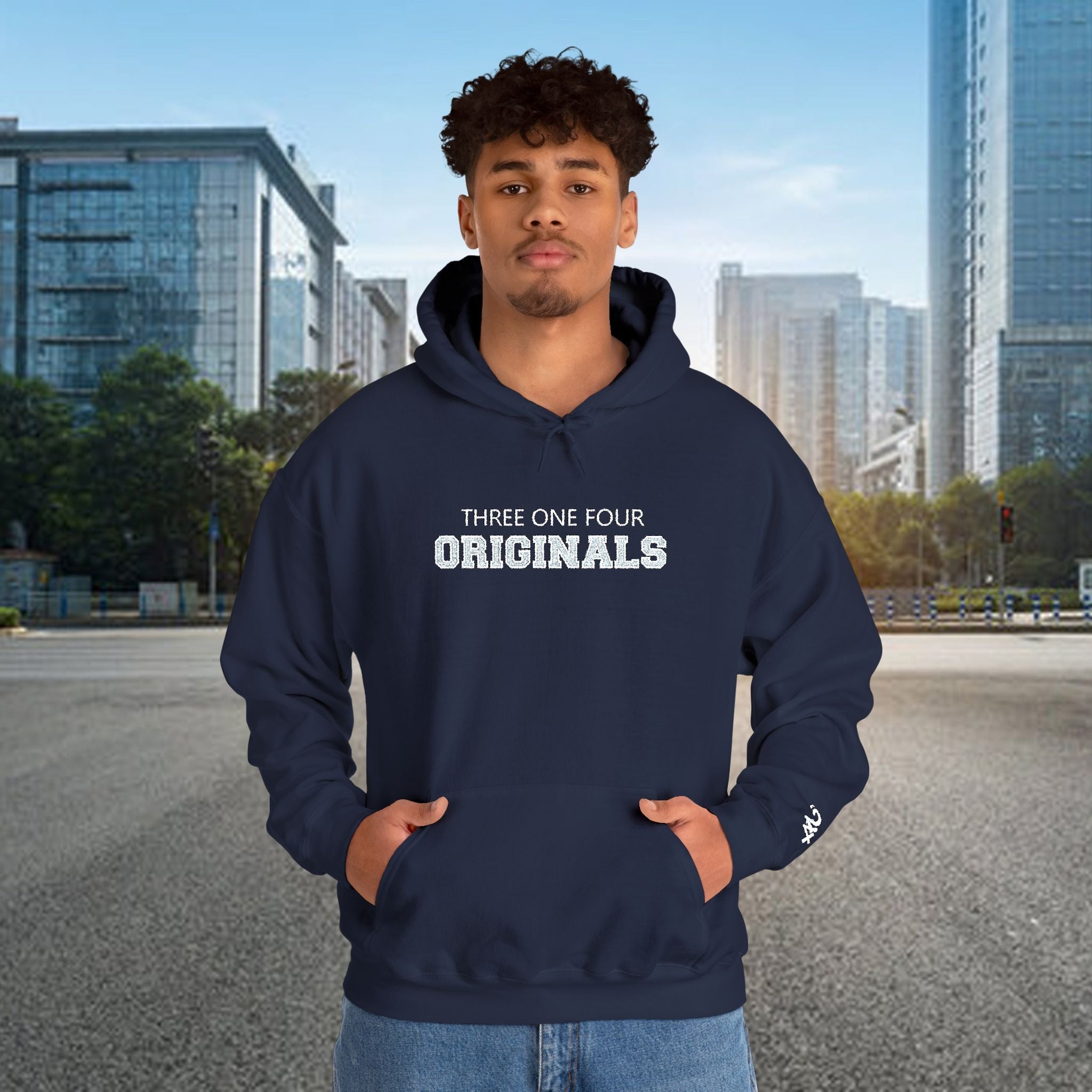 Three One Four Hoodie — Vintage Text - 314 Originals