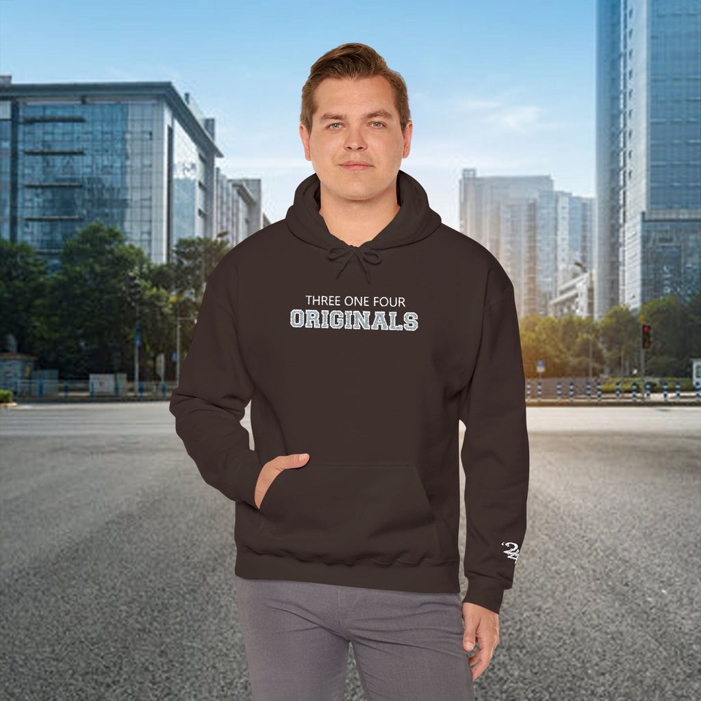 Three One Four Hoodie — Vintage Text - 314 Originals