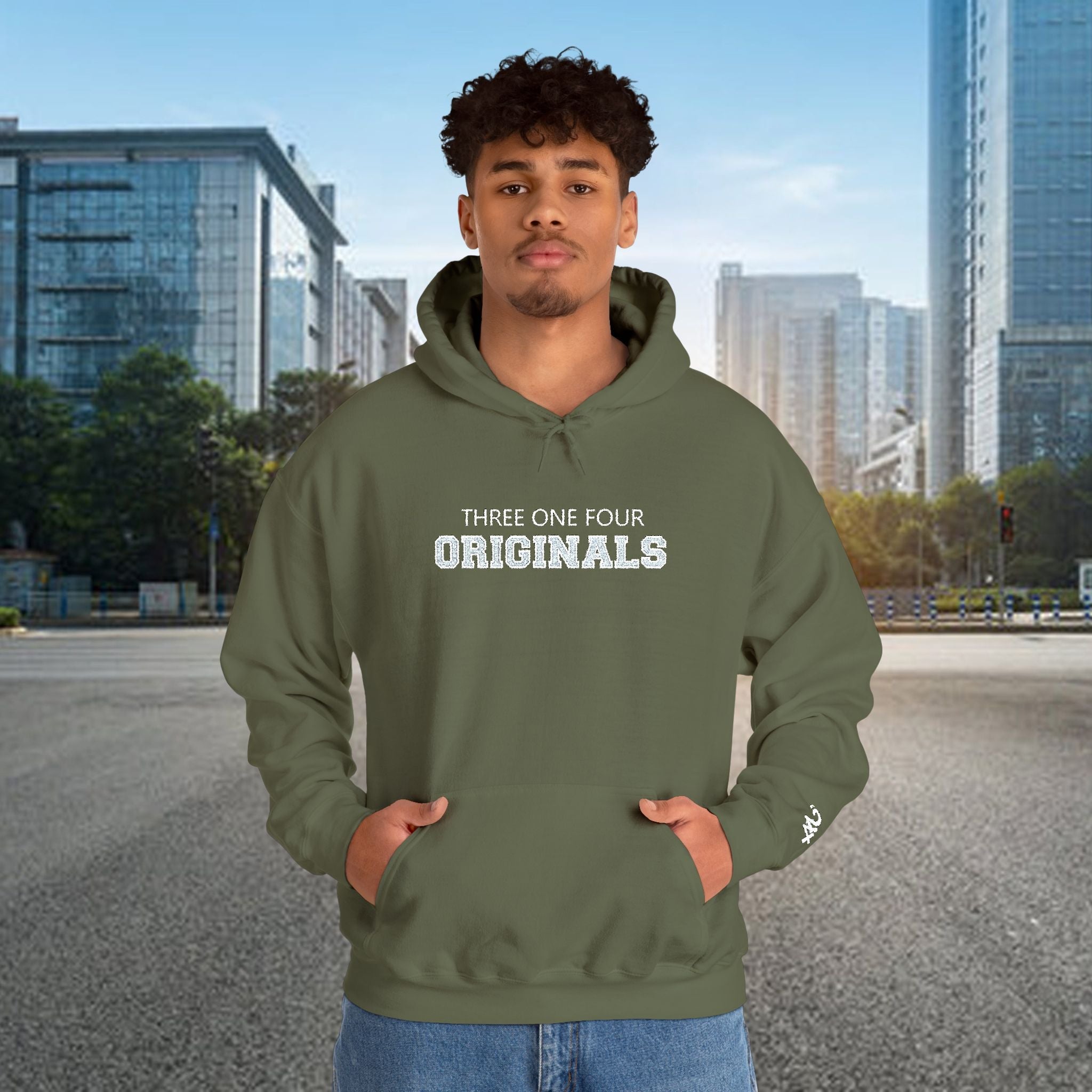 Three One Four Hoodie — Vintage Text - 314 Originals
