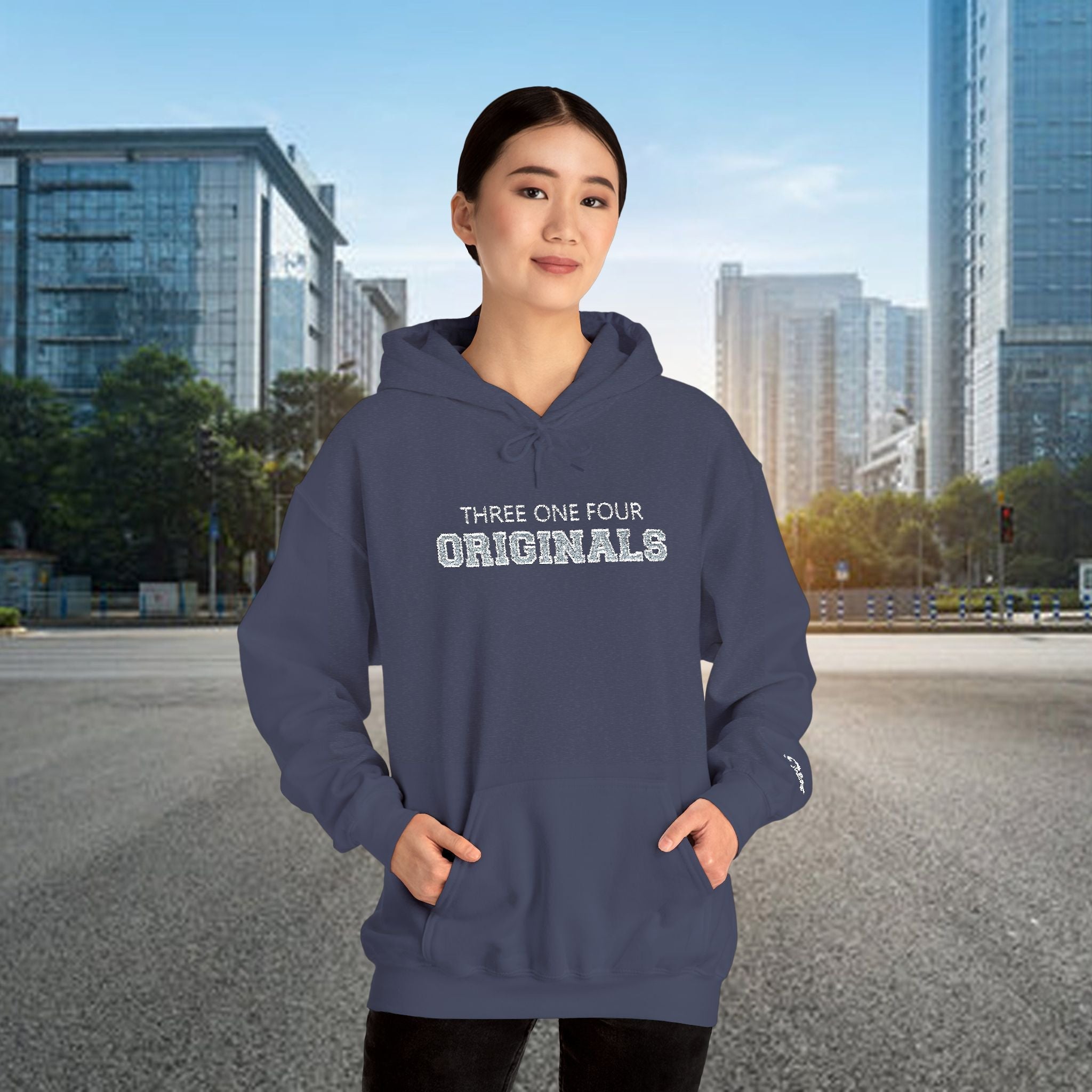 Three One Four Hoodie — Vintage Text - 314 Originals