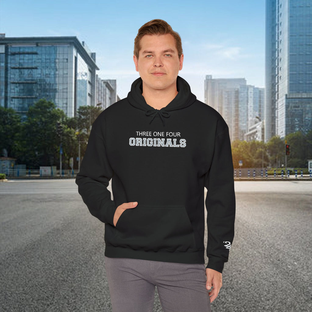 Three One Four Hoodie — Vintage Text - 314 Originals