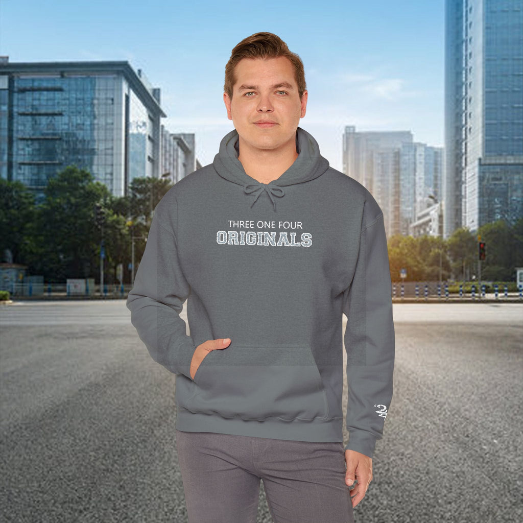 Three One Four Hoodie — Vintage Text - 314 Originals