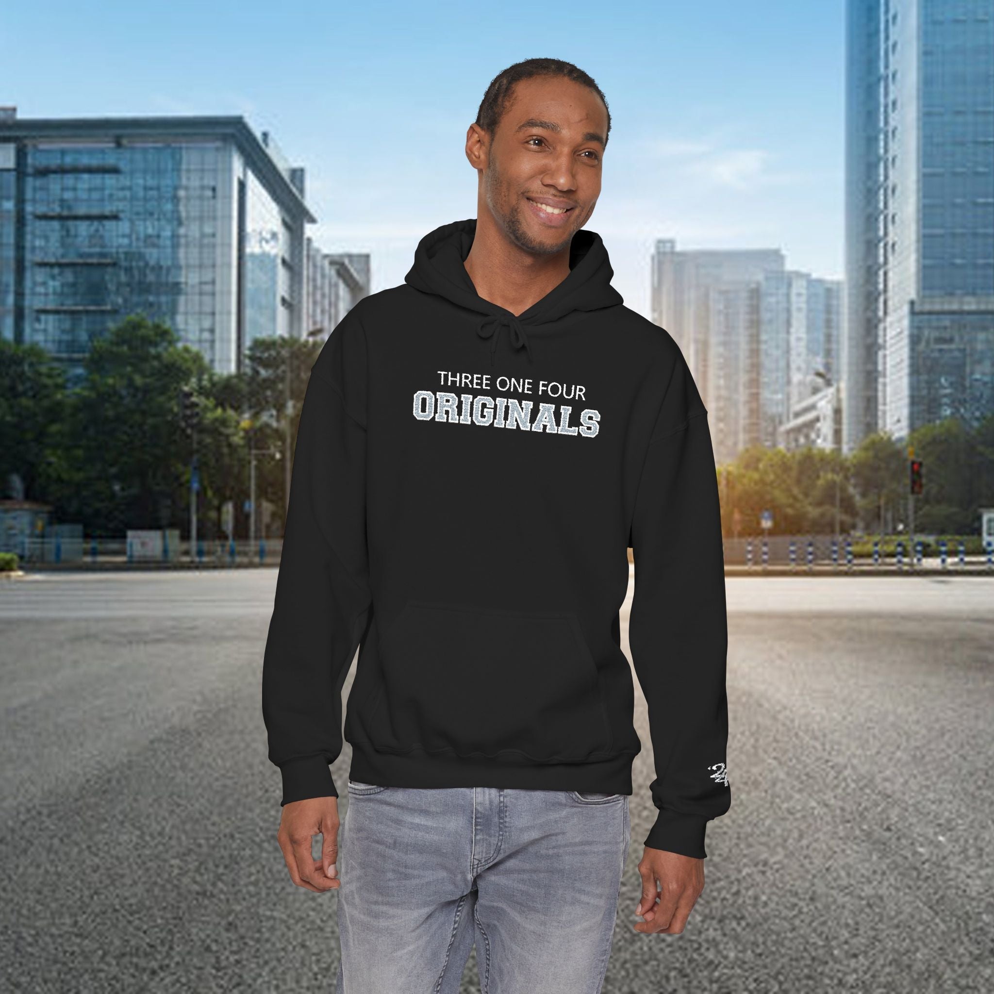 Three One Four Hoodie — Vintage Text - 314 Originals