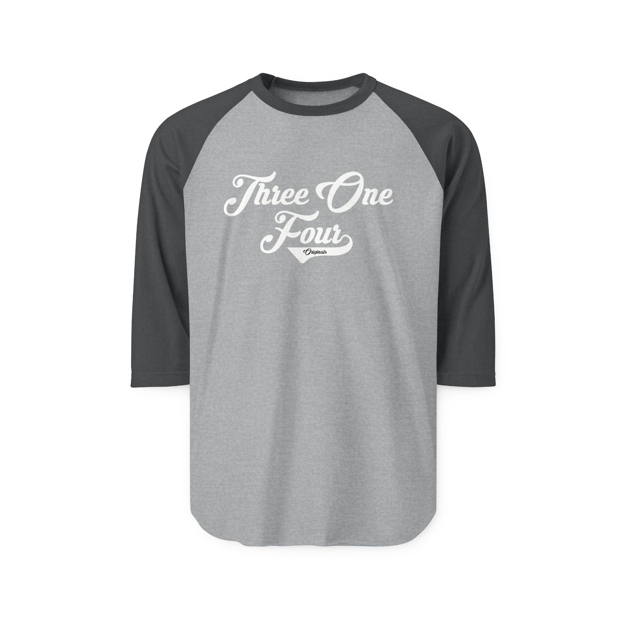 'Three One Four' Retro Script Baseball Tee - 314 Originals