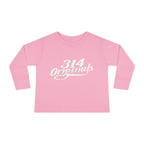 Toddler Long Sleeve Tee — "314 Originals" Retro Script Kids Shirt - 314 Originals