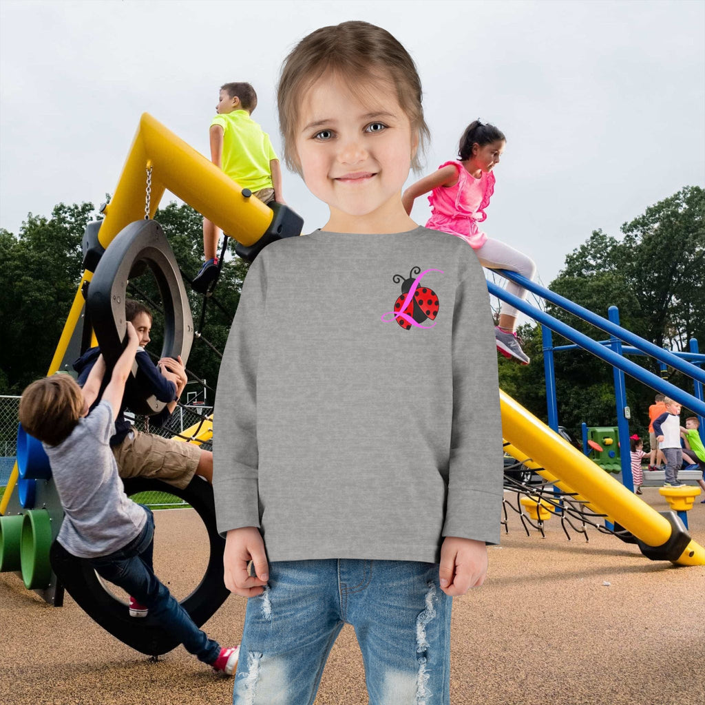 Toddler Long Sleeve Tee — Cute Ladybug Chest Design with “314 Original” Back - 314 Originals