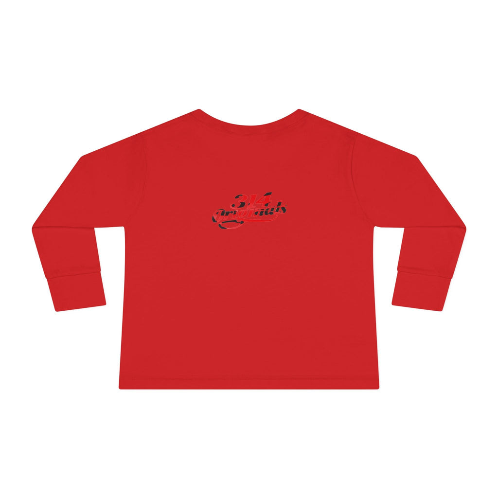 Toddler Long Sleeve Tee — Cute Ladybug Chest Design with “314 Original” Back - 314 Originals