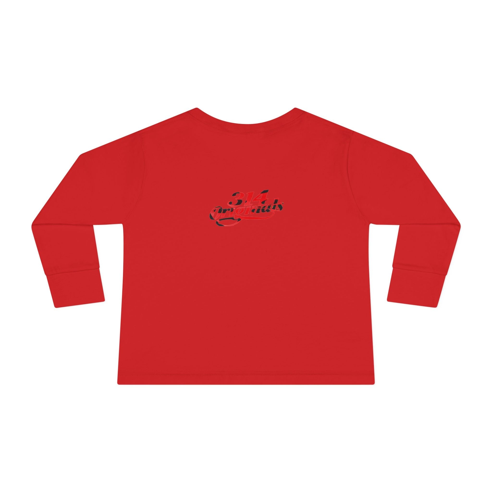 Toddler Long Sleeve Tee — Cute Ladybug Chest Design with “314 Original” Back - 314 Originals