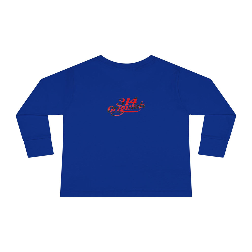 Toddler Long Sleeve Tee — Cute Ladybug Chest Design with “314 Original” Back - 314 Originals