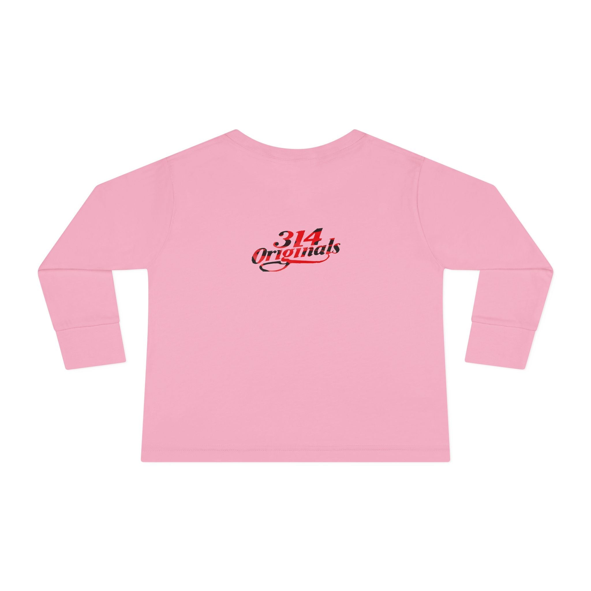Toddler Long Sleeve Tee — Cute Ladybug Chest Design with “314 Original” Back - 314 Originals