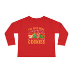 Toddler Long Sleeve Tee — "I'm Just Here for the Cookies" Christmas Cookies Shirt - 314 Originals