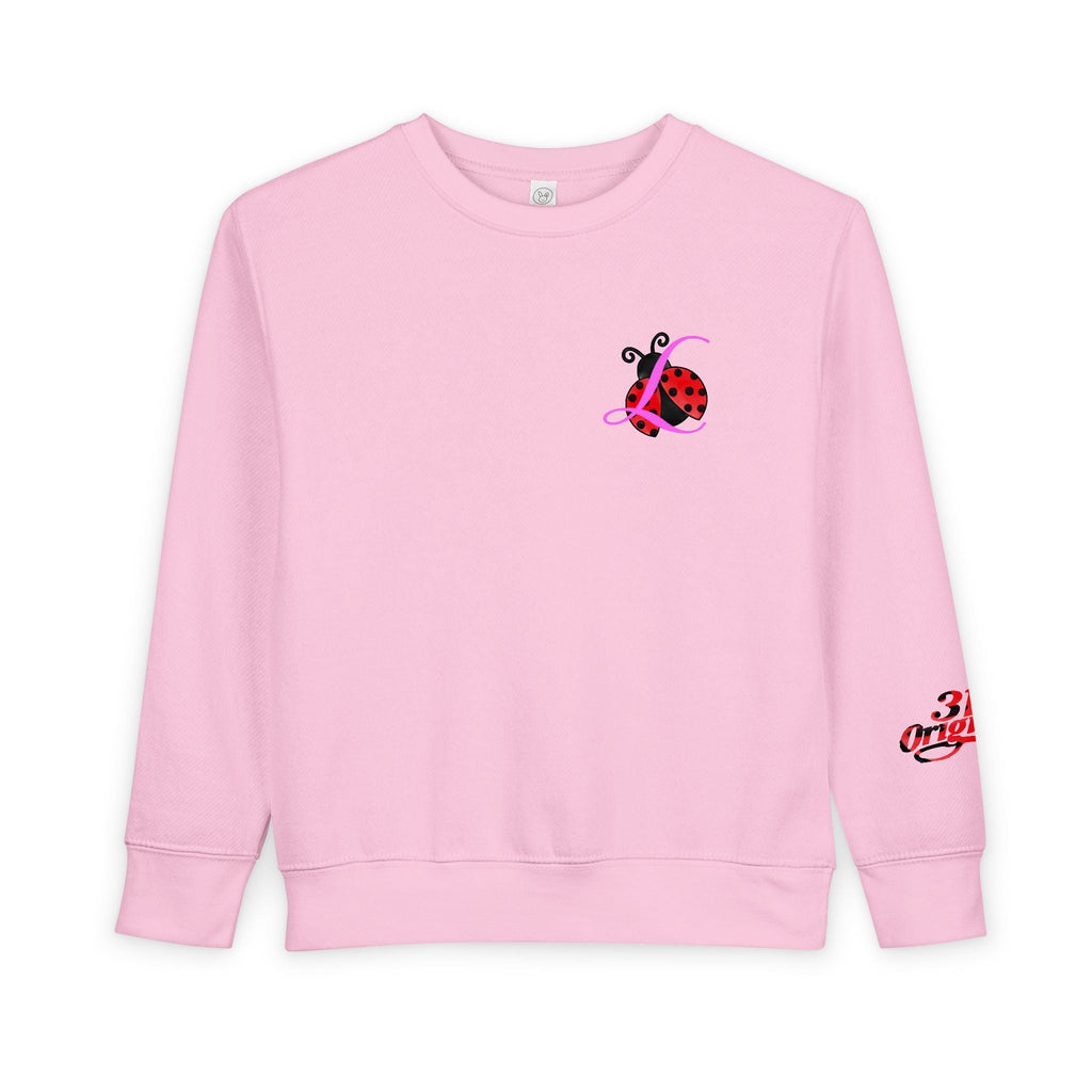 Toddler Sweatshirt — Cute Ladybug Graphic Crewneck for Kids - 314 Originals