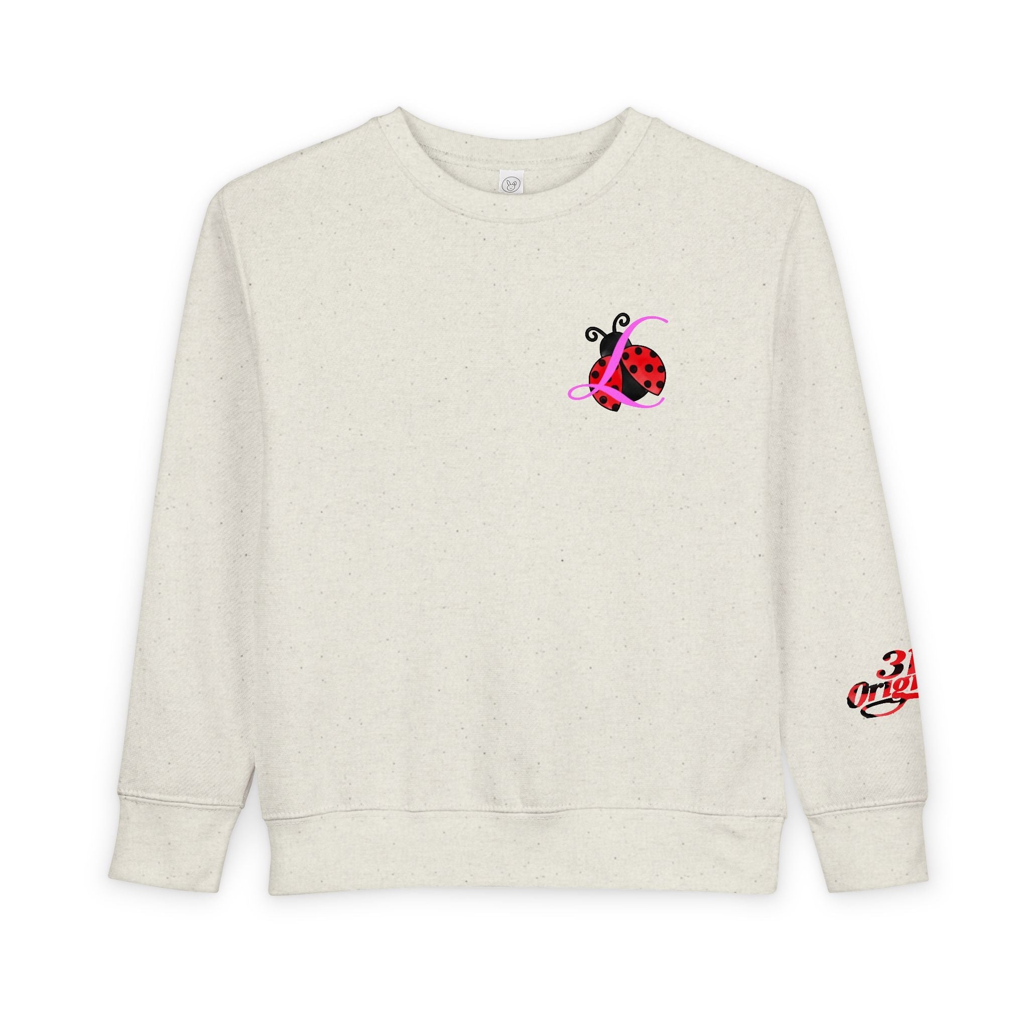 Toddler Sweatshirt — Cute Ladybug Graphic Crewneck for Kids - 314 Originals