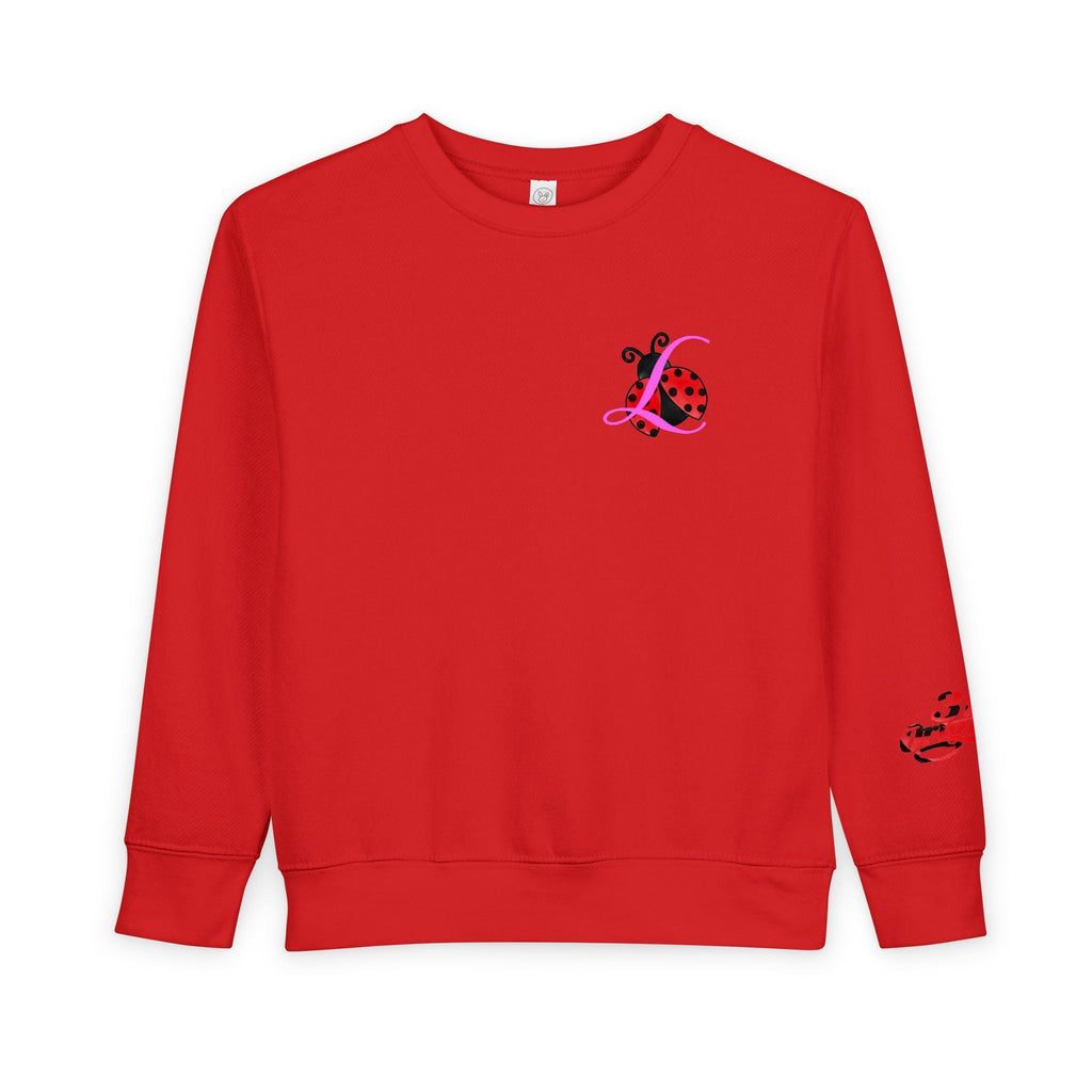 Toddler Sweatshirt — Cute Ladybug Graphic Crewneck for Kids - 314 Originals