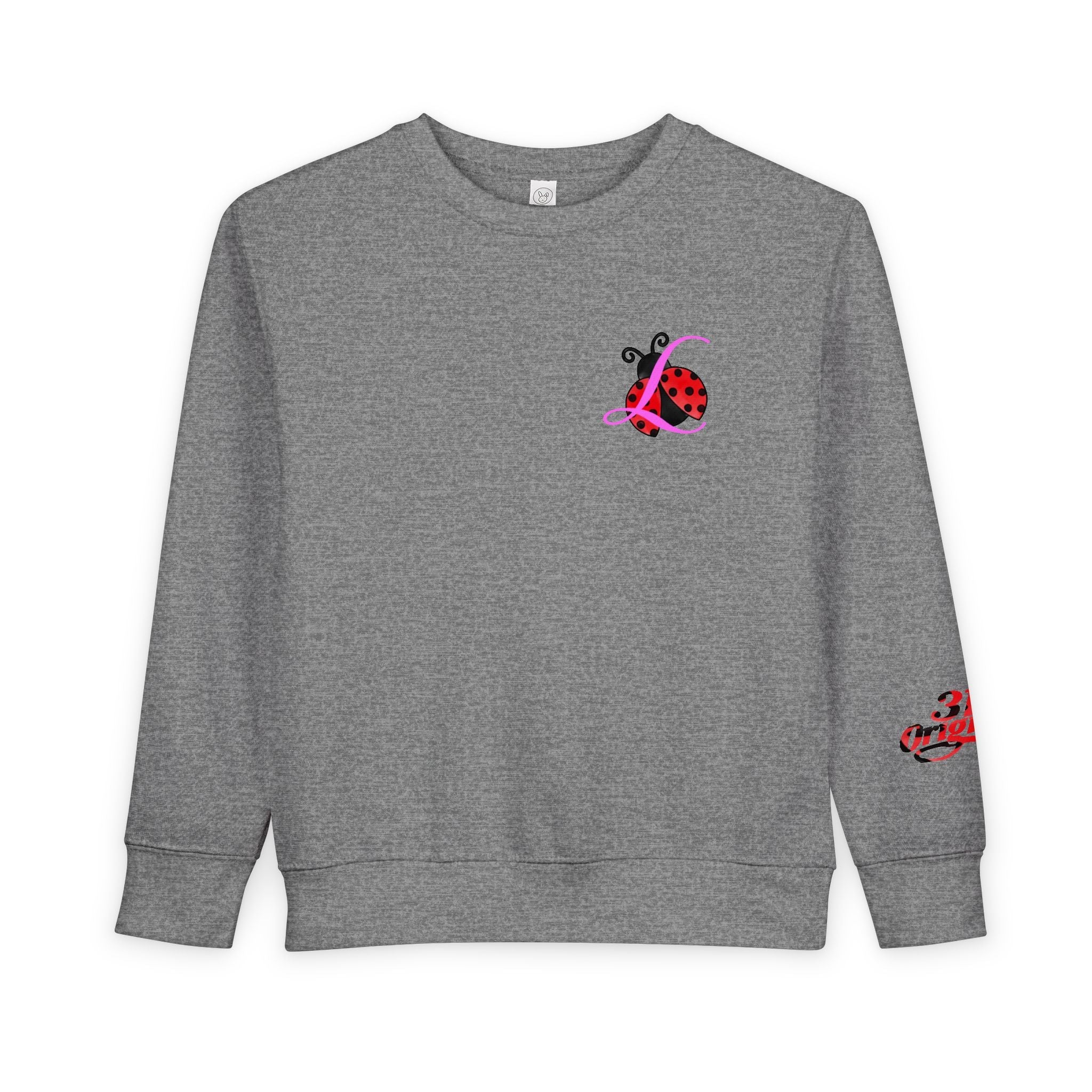 Toddler Sweatshirt — Cute Ladybug Graphic Crewneck for Kids - 314 Originals