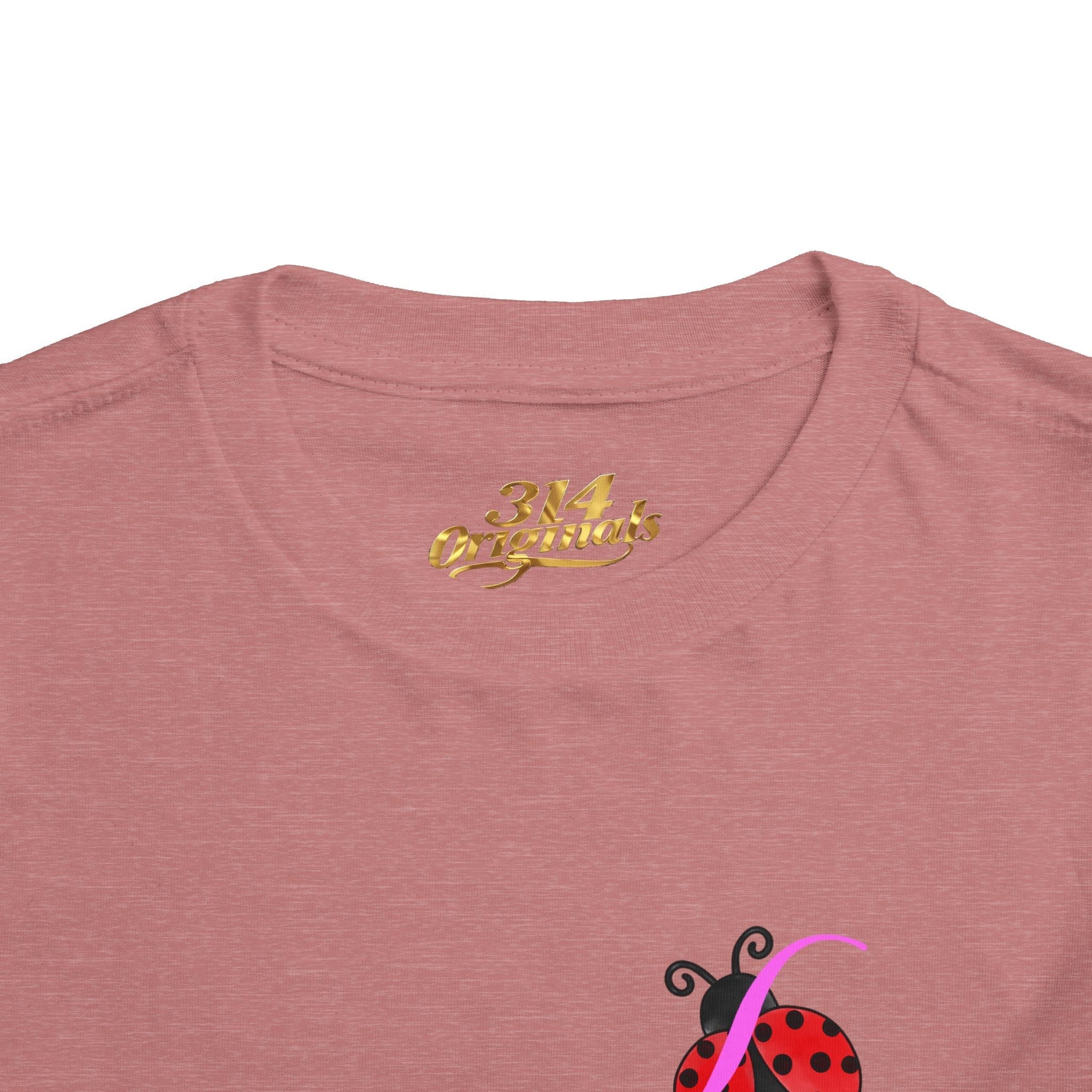 Toddler Tee — Cute Ladybug Graphic Kids Shirt - 314 Originals