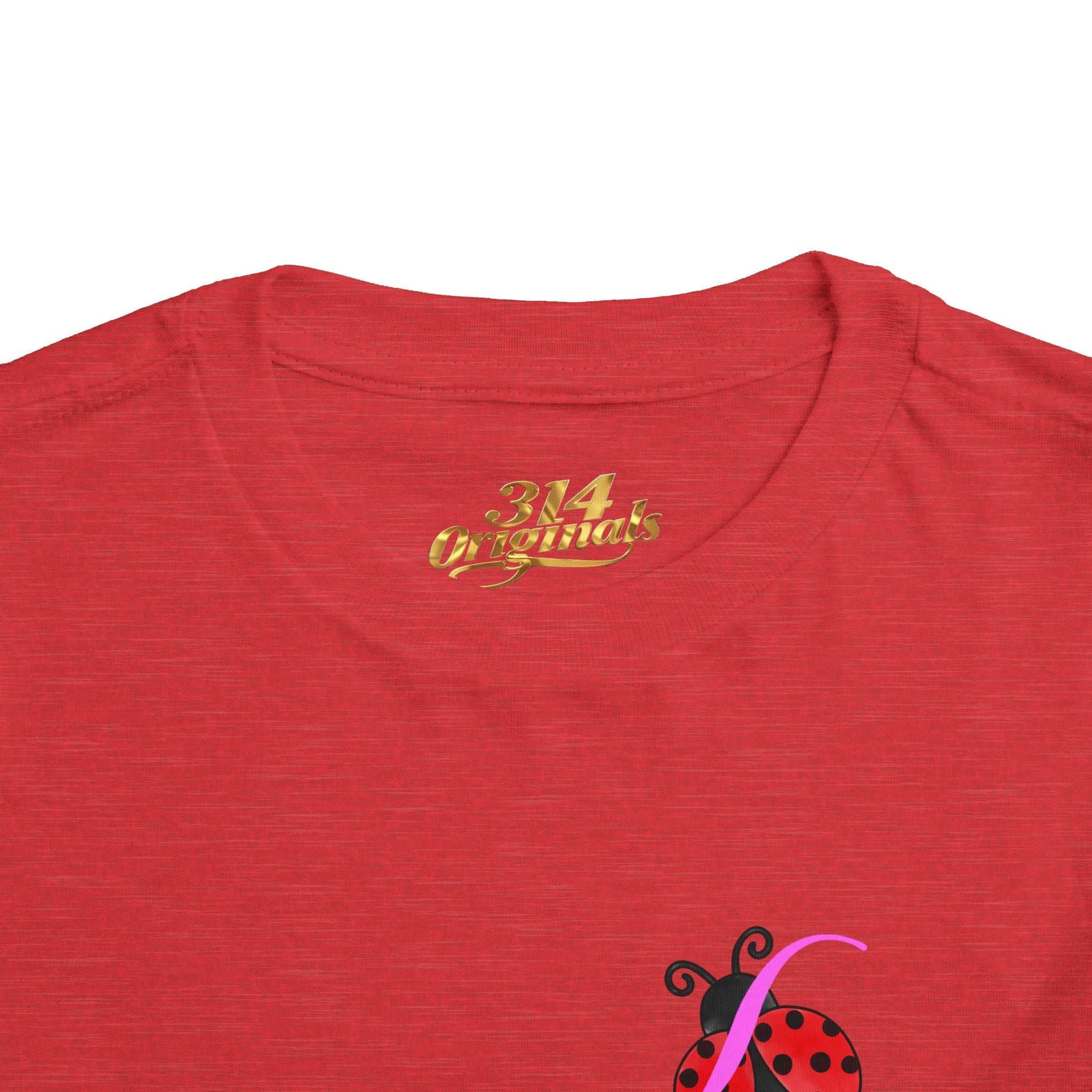 Toddler Tee — Cute Ladybug Graphic Kids Shirt - 314 Originals