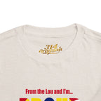 Toddler Tee — "From the Lou and I’m... Proud" St. Louis Flag Kids Shirt - 314 Originals