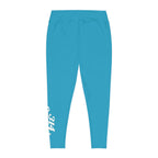 Turquoise Plus Size Leggings — Subtle Side Script Graphic, Comfortable Everyday Activewear - 314 Originals