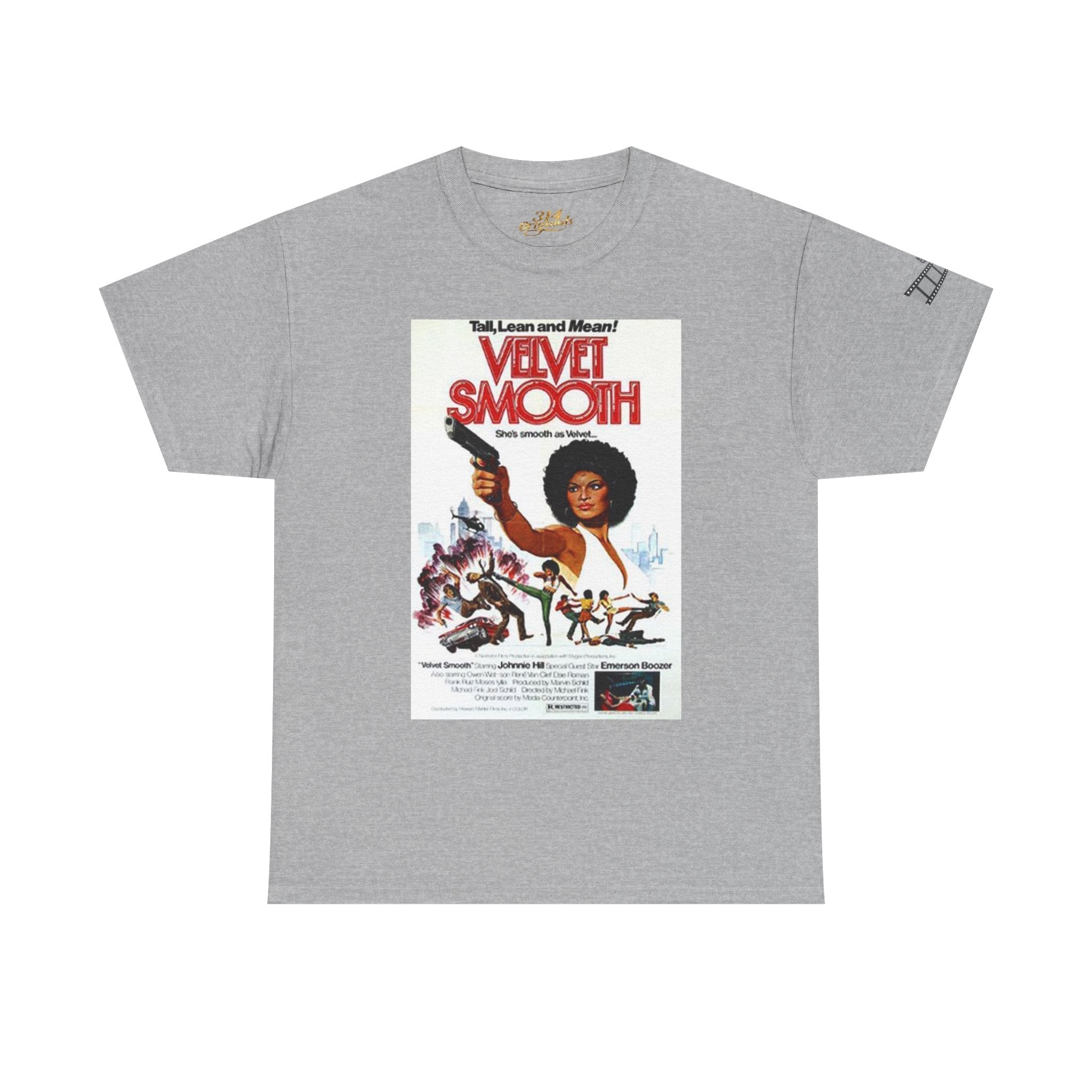 Velvet Smooth Retro Movie Poster Tee — Vintage Blaxploitation Graphic T-Shirt - 314 Originals