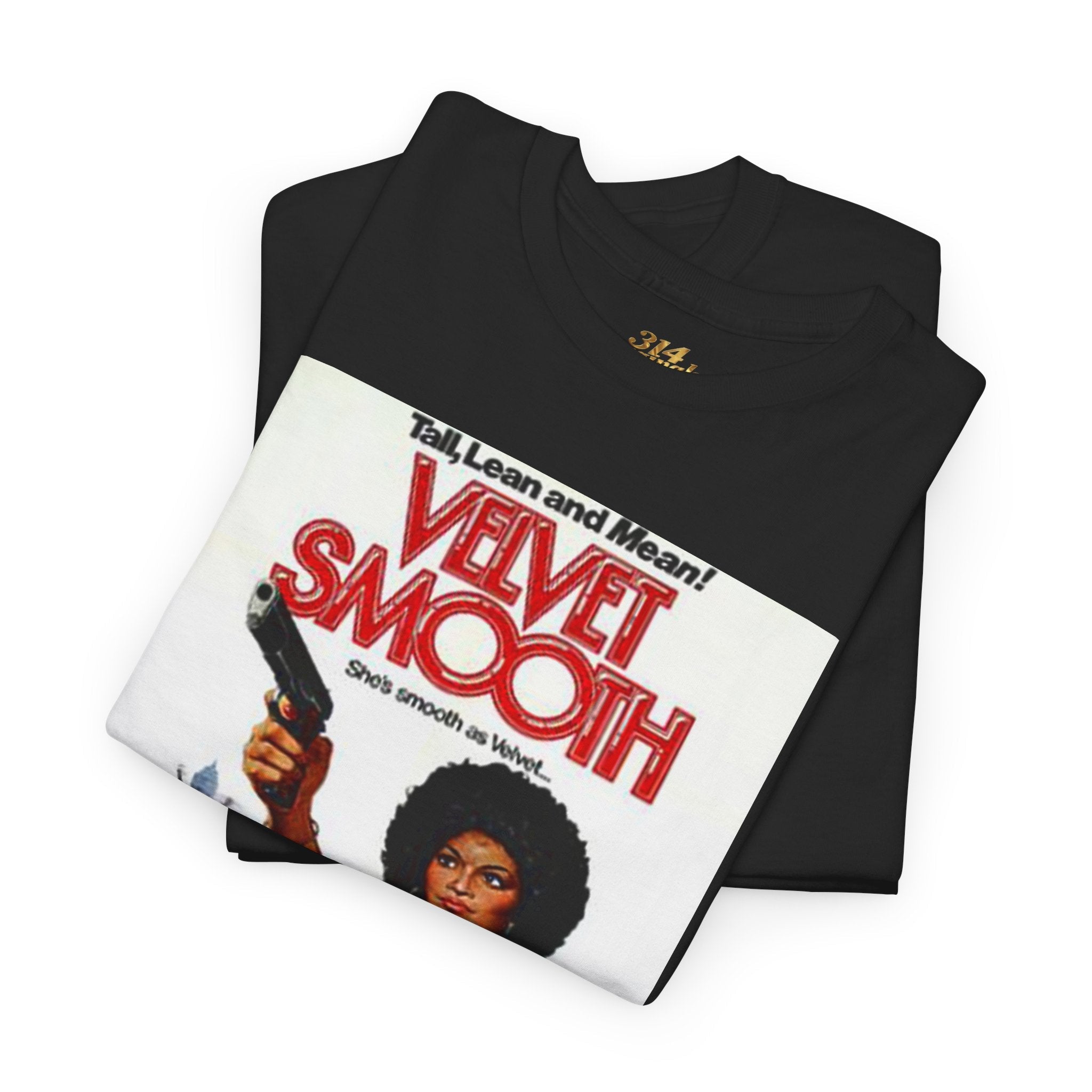 Velvet Smooth Retro Movie Poster Tee — Vintage Blaxploitation Graphic T-Shirt - 314 Originals