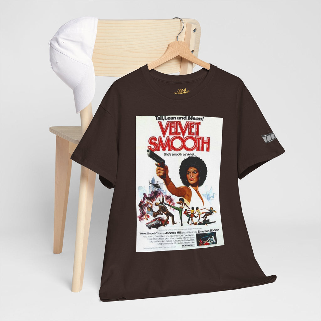 Velvet Smooth Retro Movie Poster Tee — Vintage Blaxploitation Graphic T-Shirt - 314 Originals