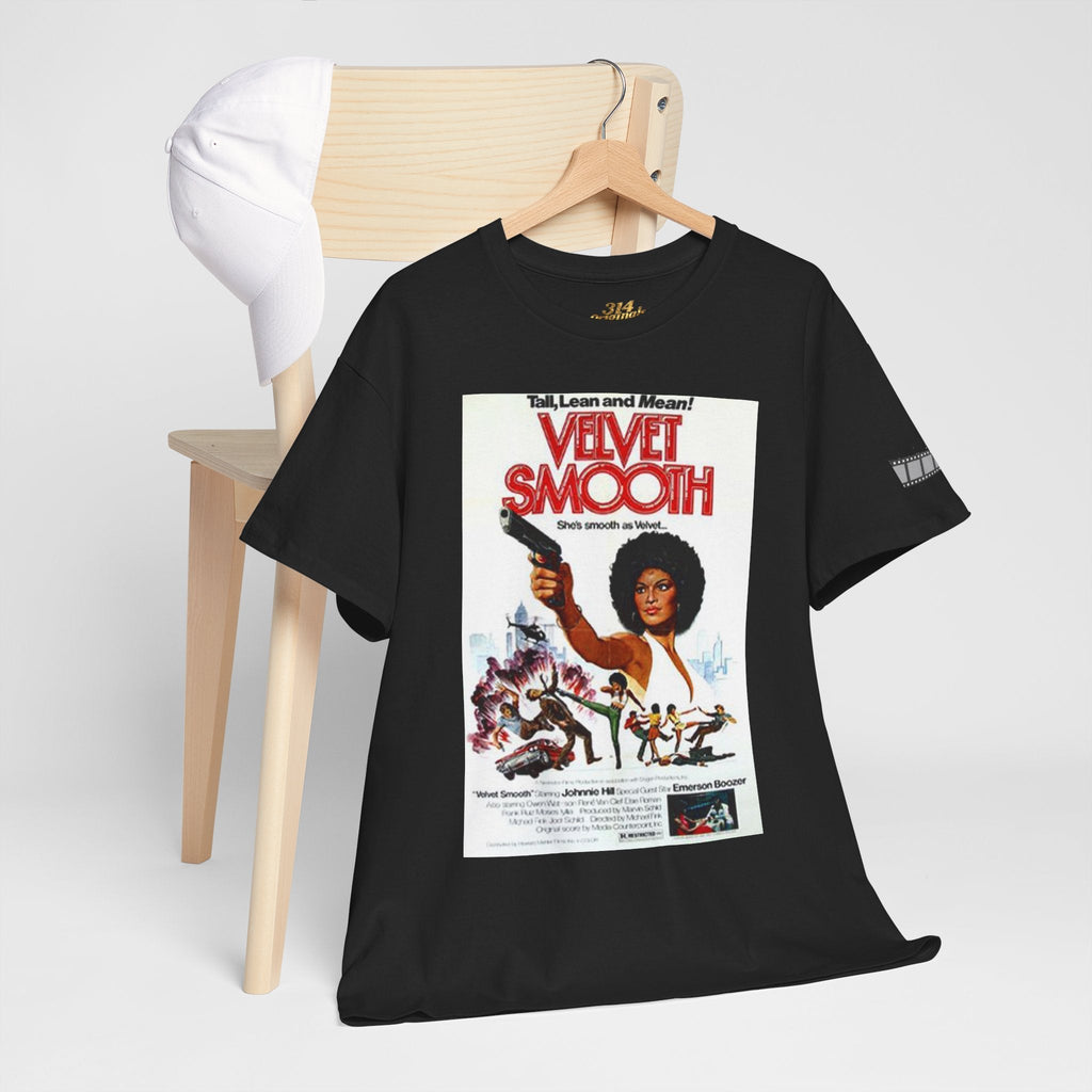 Velvet Smooth Retro Movie Poster Tee — Vintage Blaxploitation Graphic T-Shirt - 314 Originals