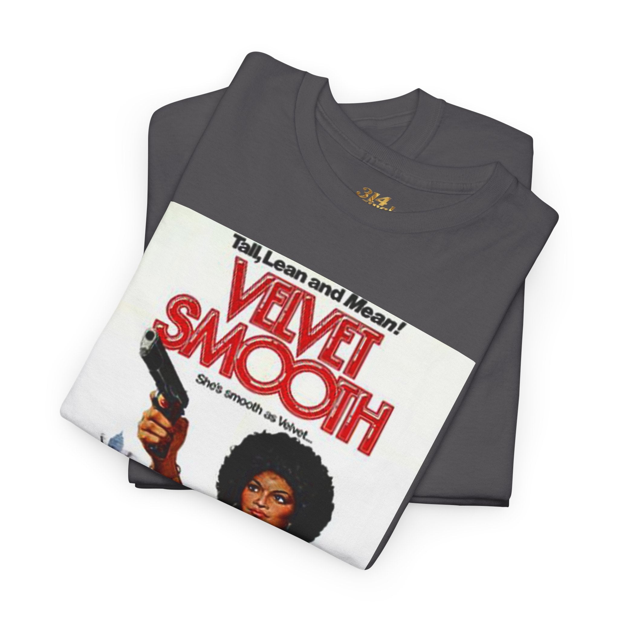 Velvet Smooth Retro Movie Poster Tee — Vintage Blaxploitation Graphic T-Shirt - 314 Originals