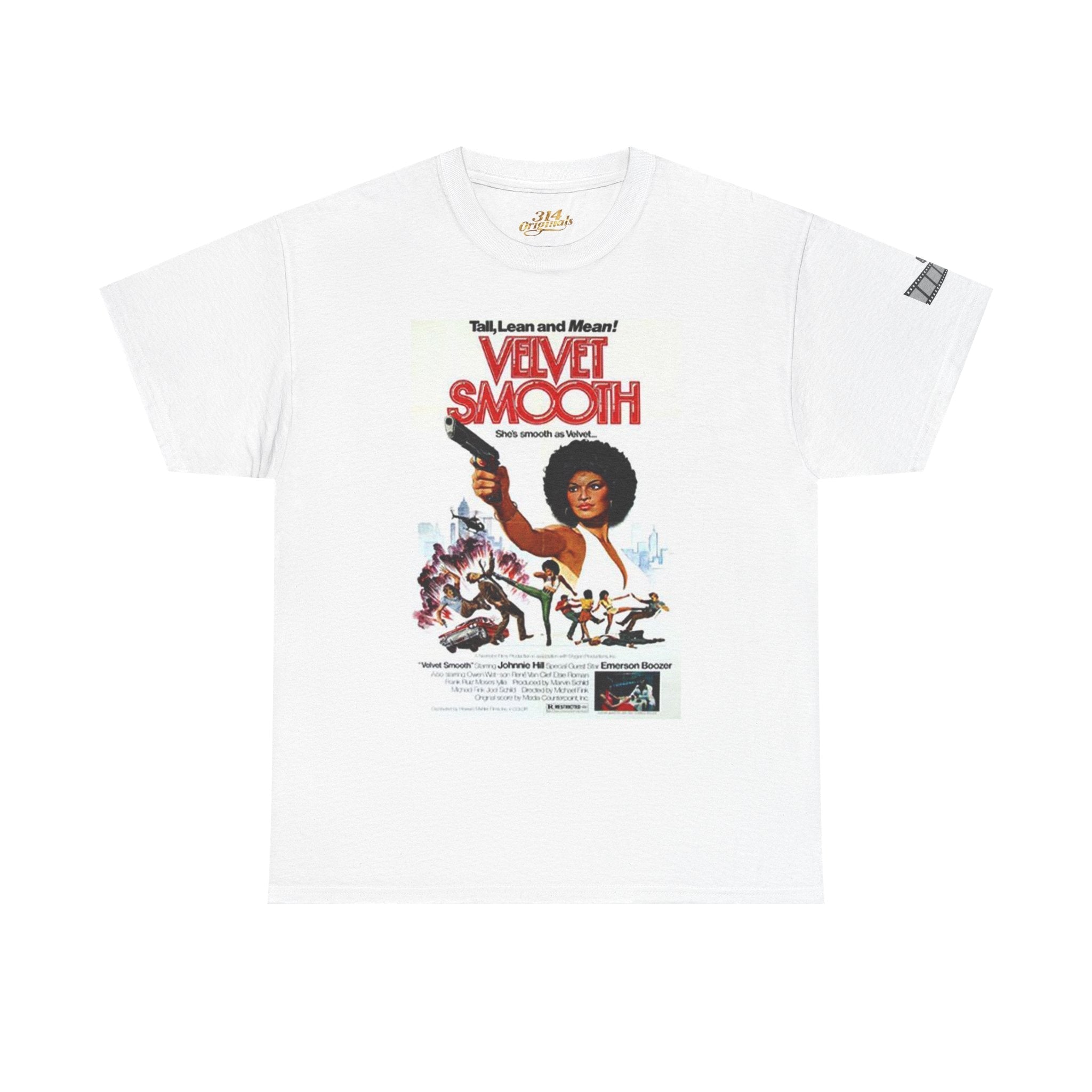 Velvet Smooth Retro Movie Poster Tee — Vintage Blaxploitation Graphic T-Shirt - 314 Originals