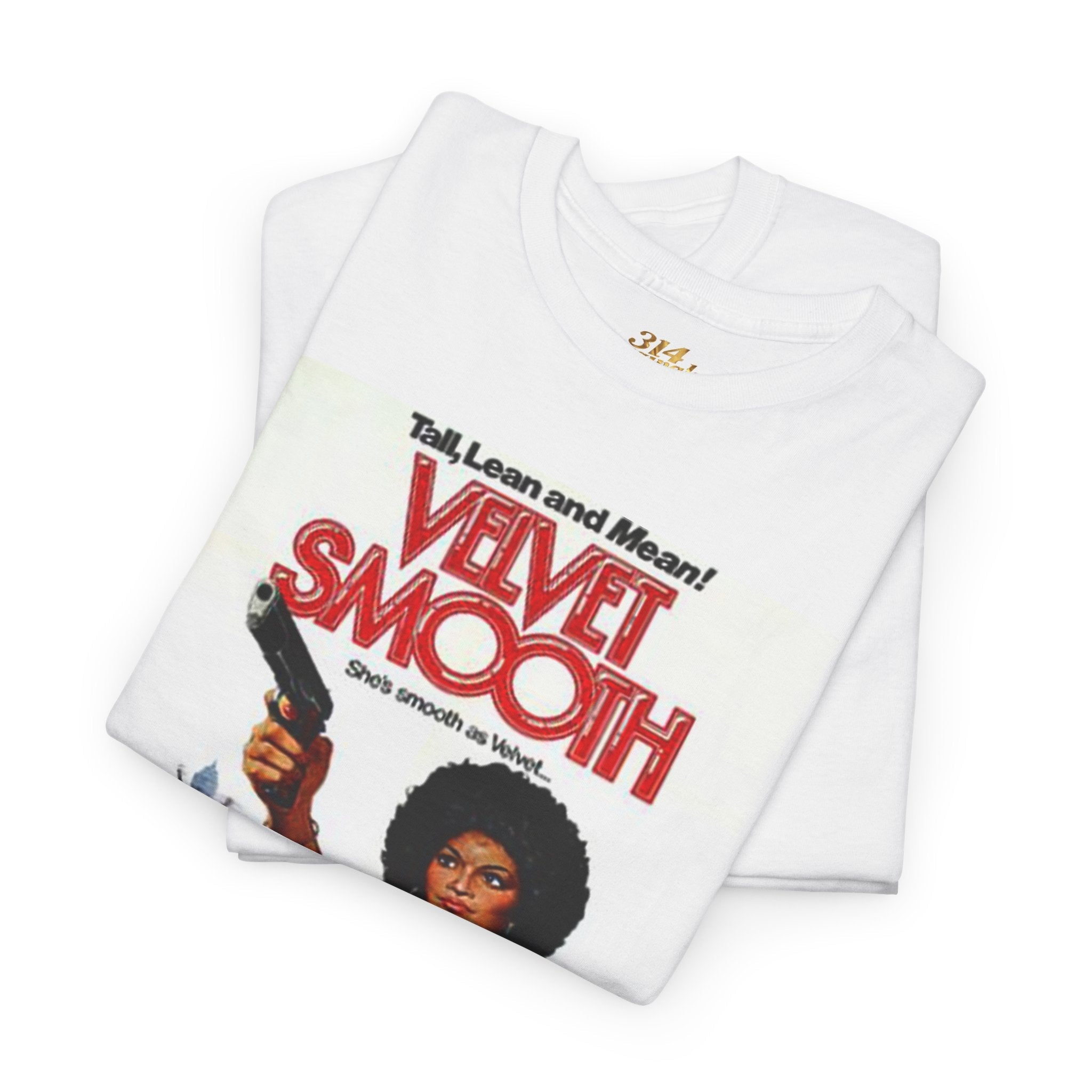 Velvet Smooth Retro Movie Poster Tee — Vintage Blaxploitation Graphic T-Shirt - 314 Originals