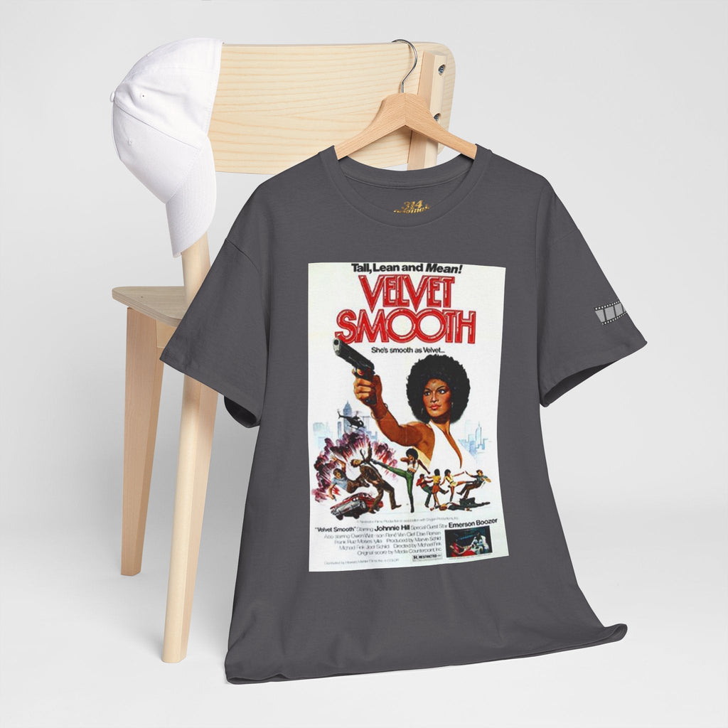 Velvet Smooth Retro Movie Poster Tee — Vintage Blaxploitation Graphic T-Shirt - 314 Originals