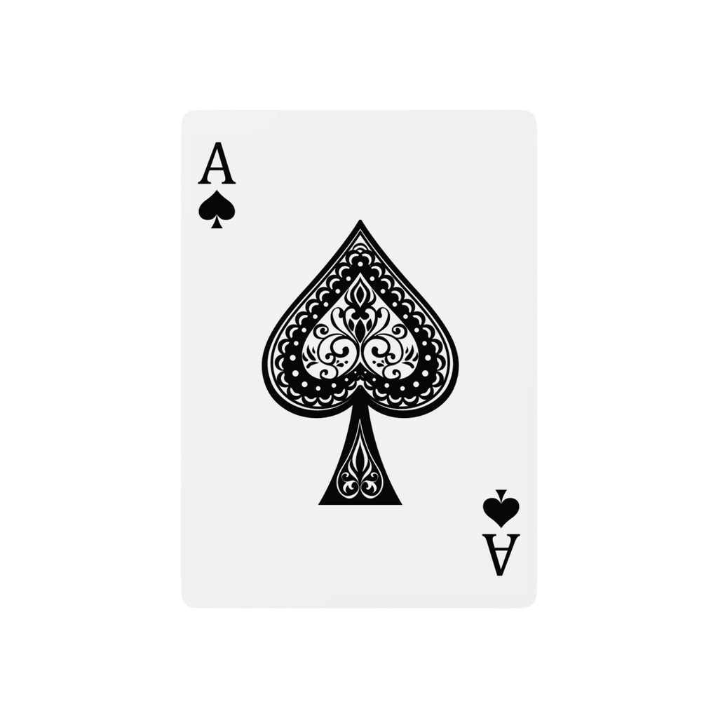 Vintage Style Poker Playing Cards – 314 Originals Blue & Gold Back, Decorative Ace of Spades Deck - 314 Originals