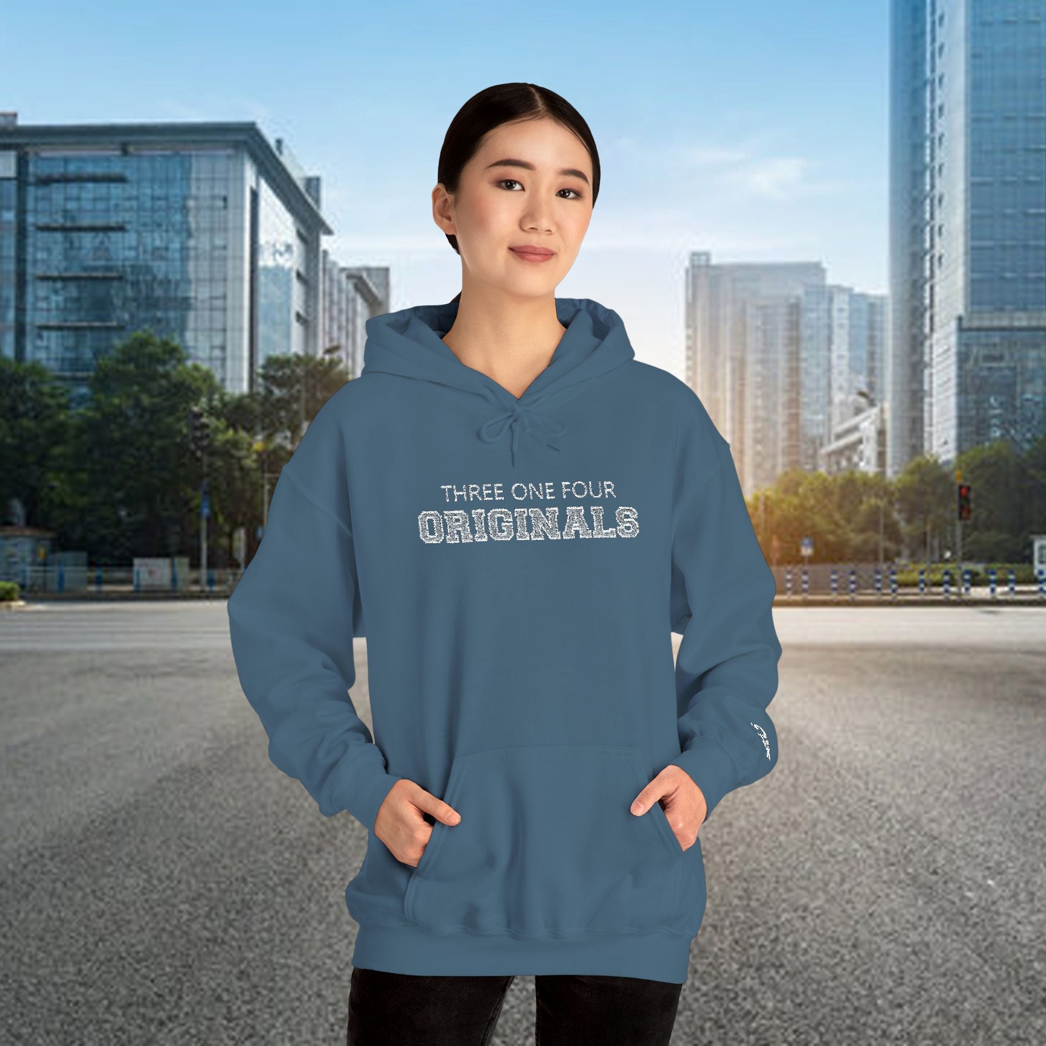 Vintage Text Three One Four Hoodie - 314 Originals