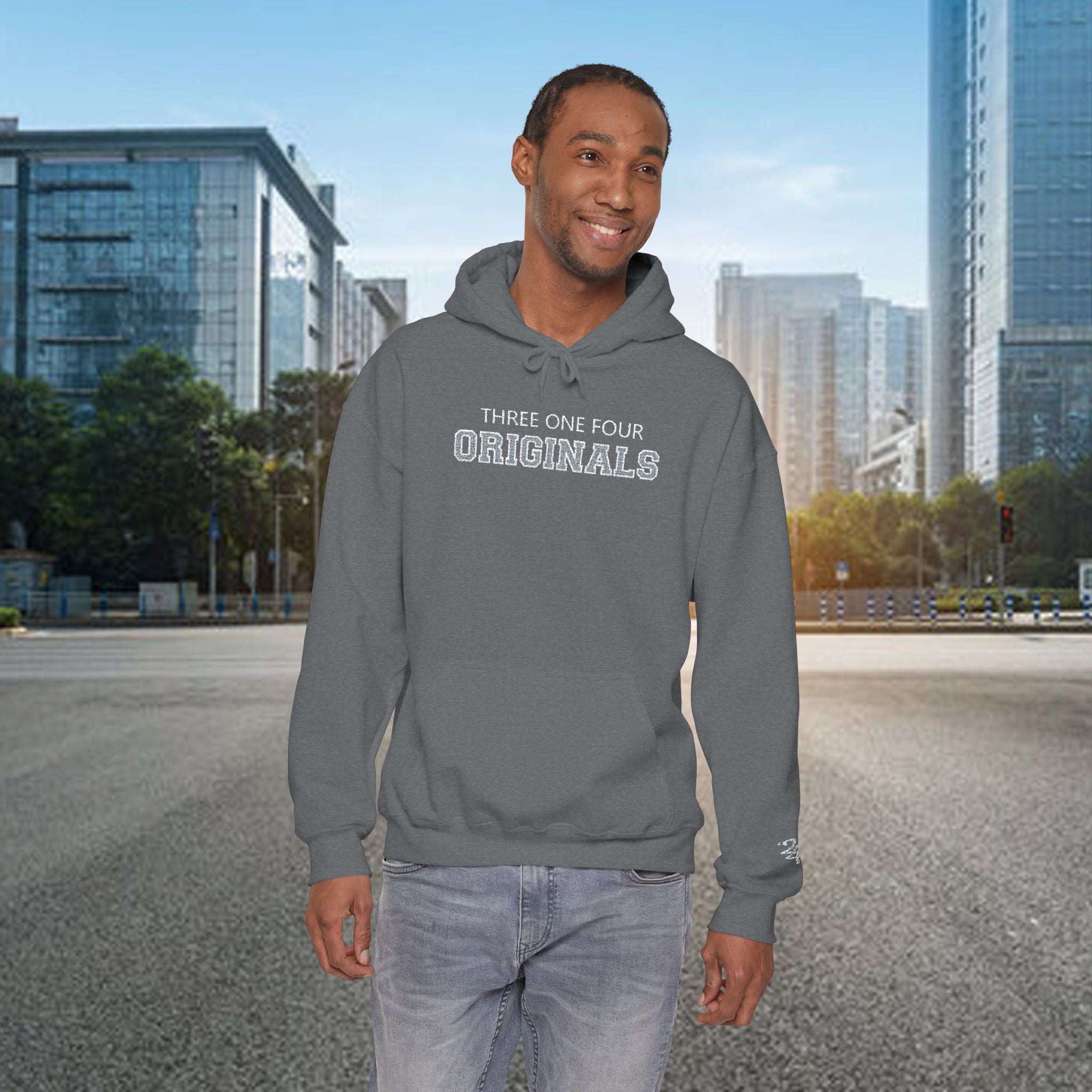 Vintage Text Three One Four Hoodie - 314 Originals