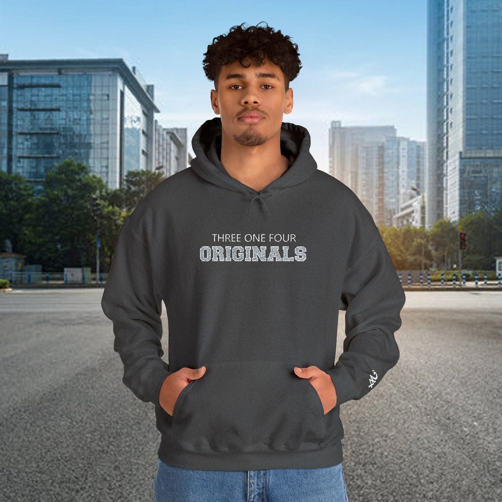 Vintage Text Three One Four Hoodie - 314 Originals