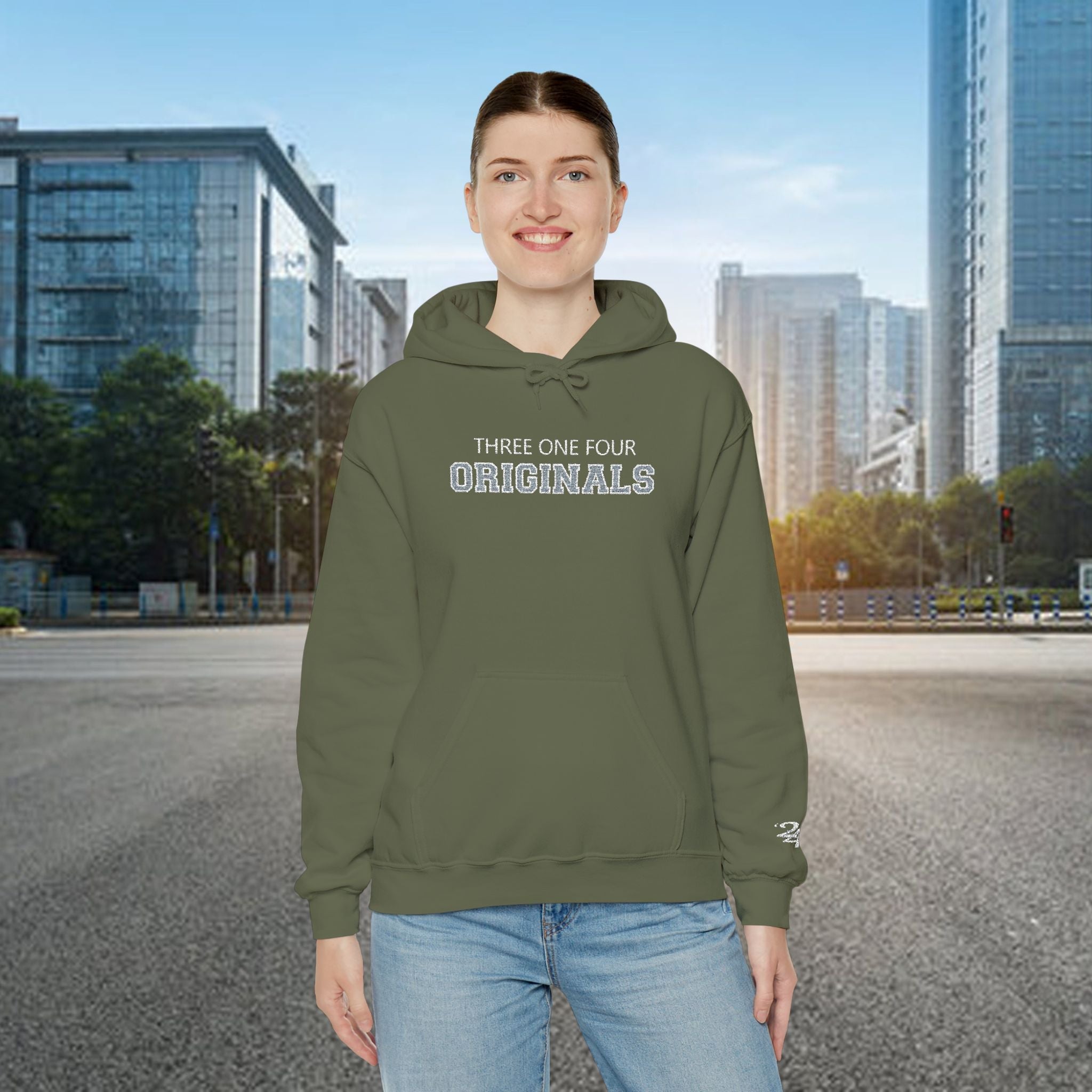 Vintage Text Three One Four Hoodie - 314 Originals